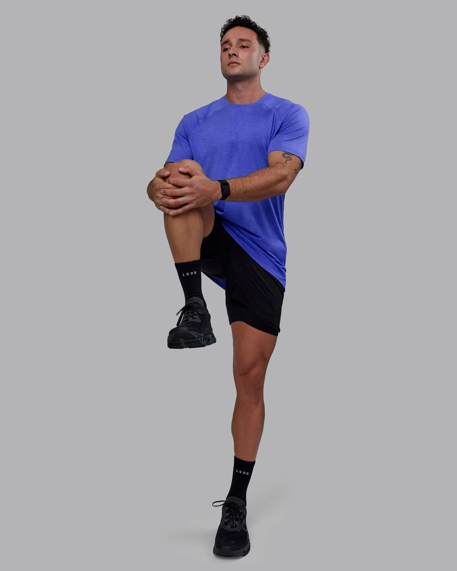 Perform VapourFLX Tee - Baja Blue Marl - Image 5