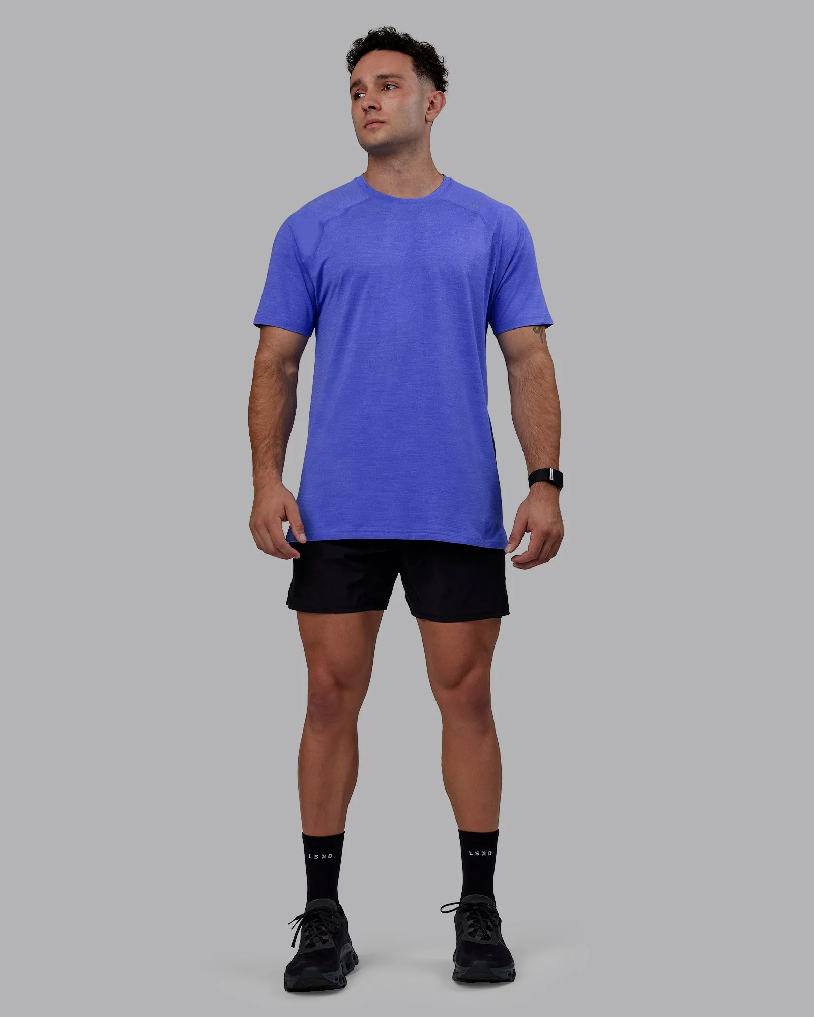 Perform VapourFLX Tee - Baja Blue Marl - Image 6