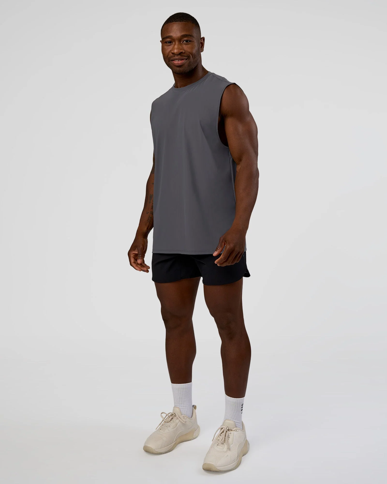 Cadence MicroMotion Muscle Tank - Dark Storm - Image 5