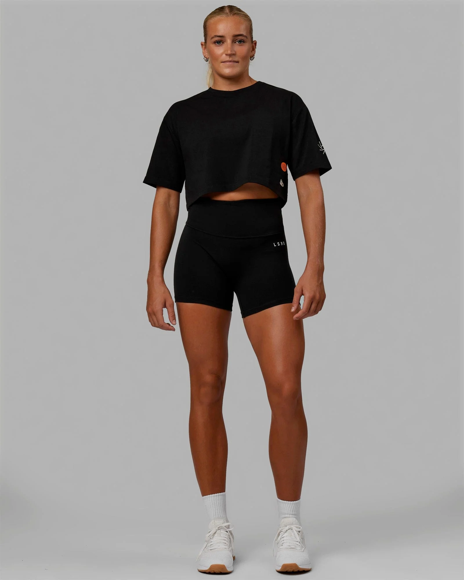 Millennium FLXCotton Cropped Tee - Black - Image 8