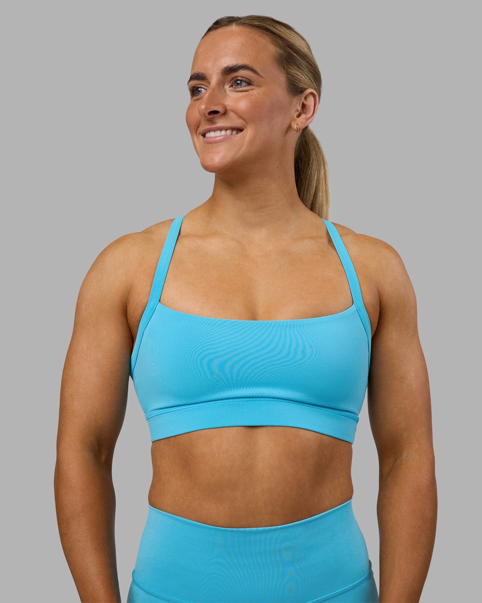 Momentum Sports Bra - Blue Atoll - Image 2