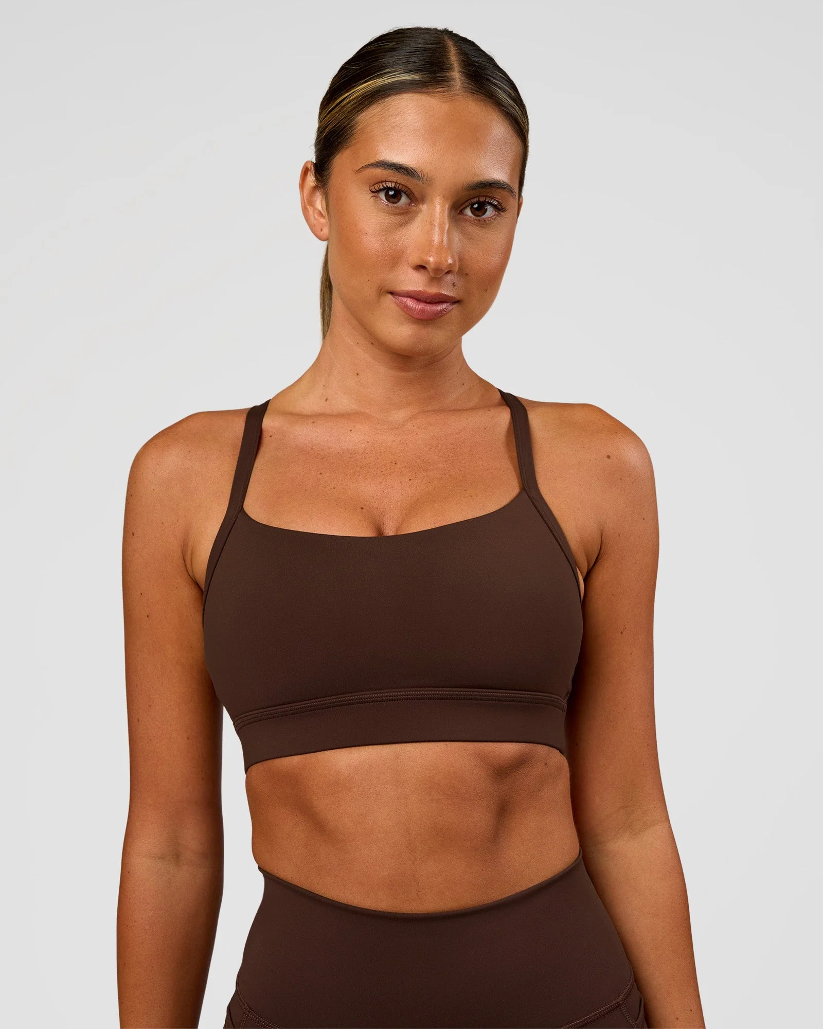 Momentum Sports Bra - Hot Chocolate