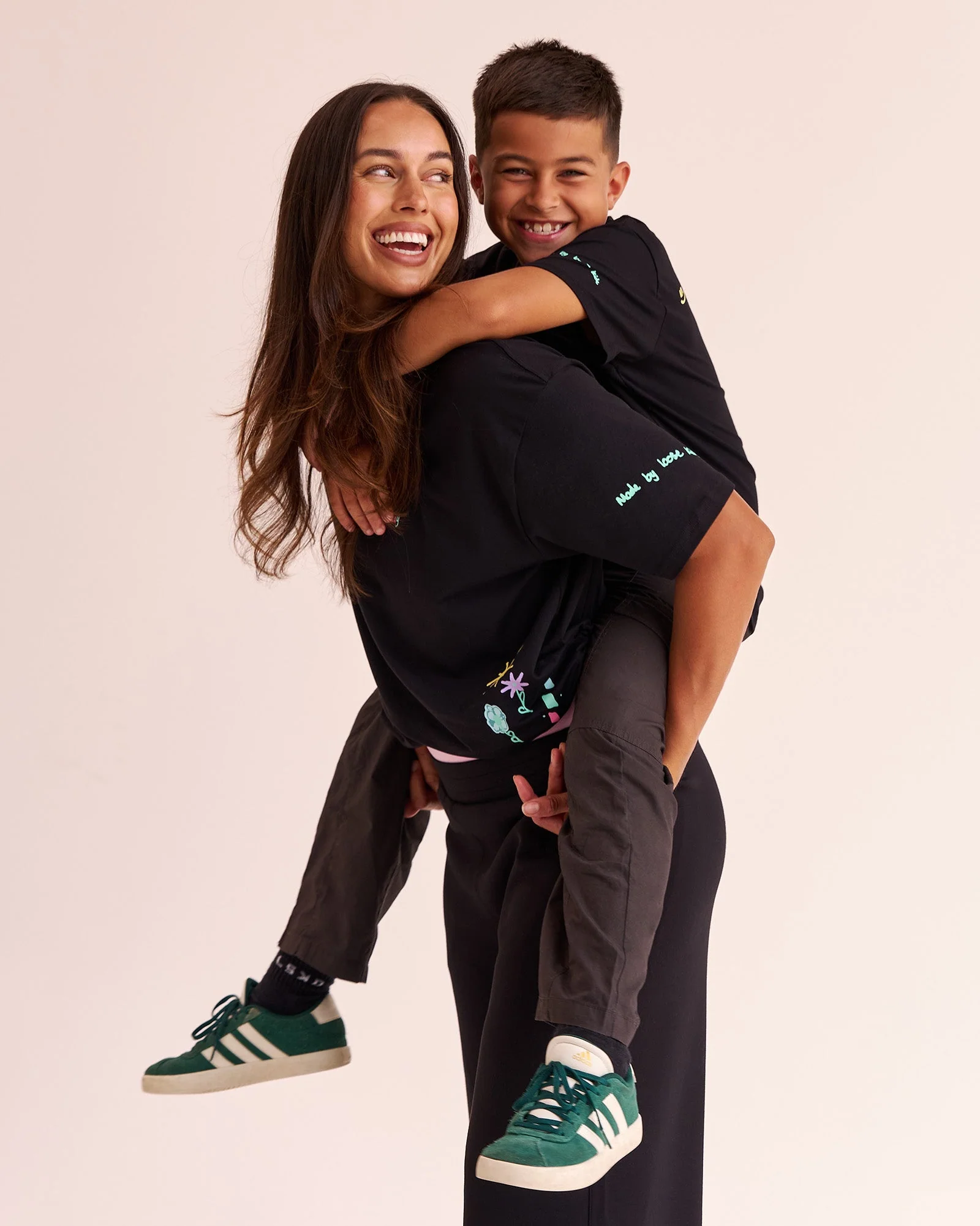 Mother's Day FLXCotton Oversize Tee - Black