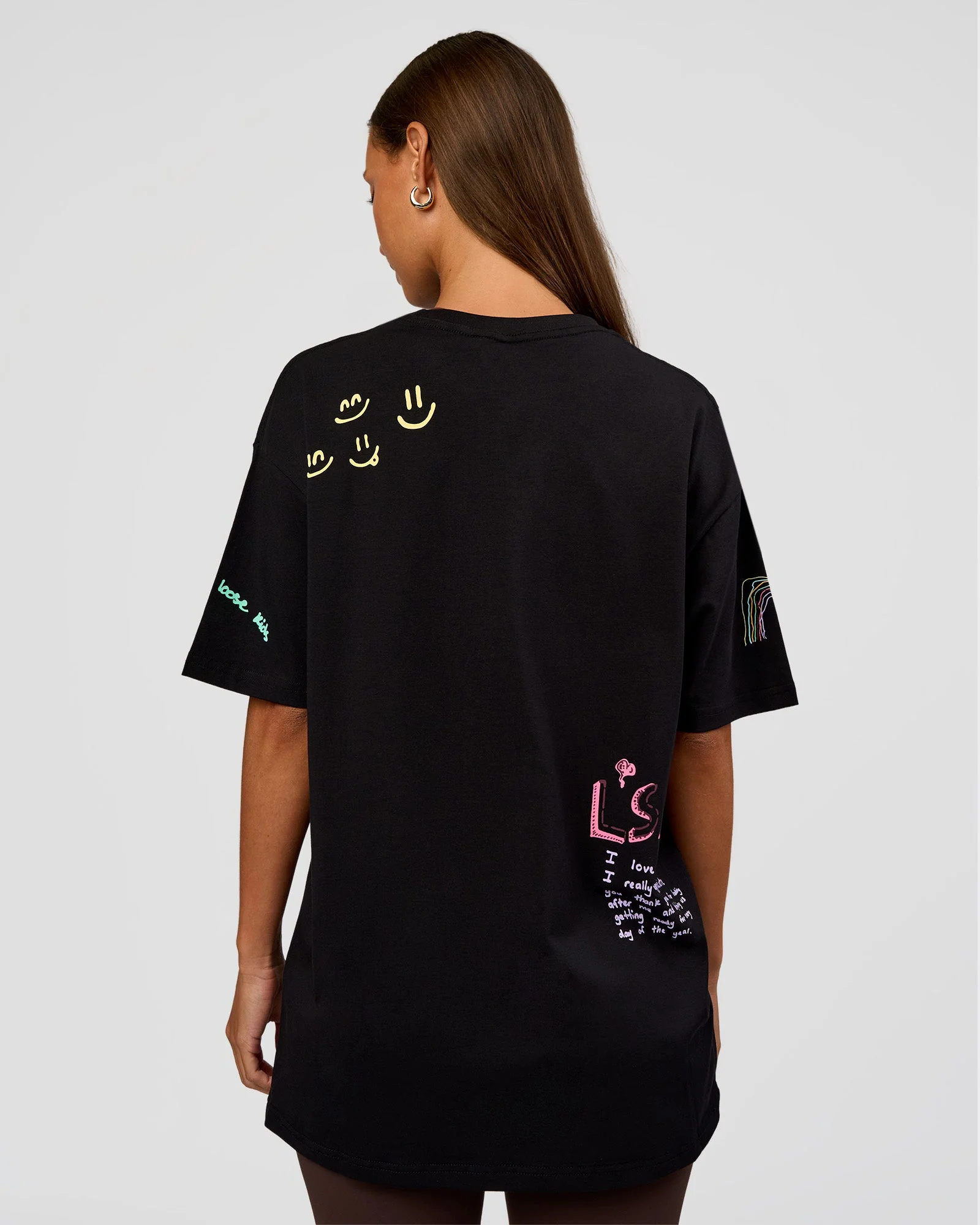 Mother's Day FLXCotton Oversize Tee - Black - Image 16
