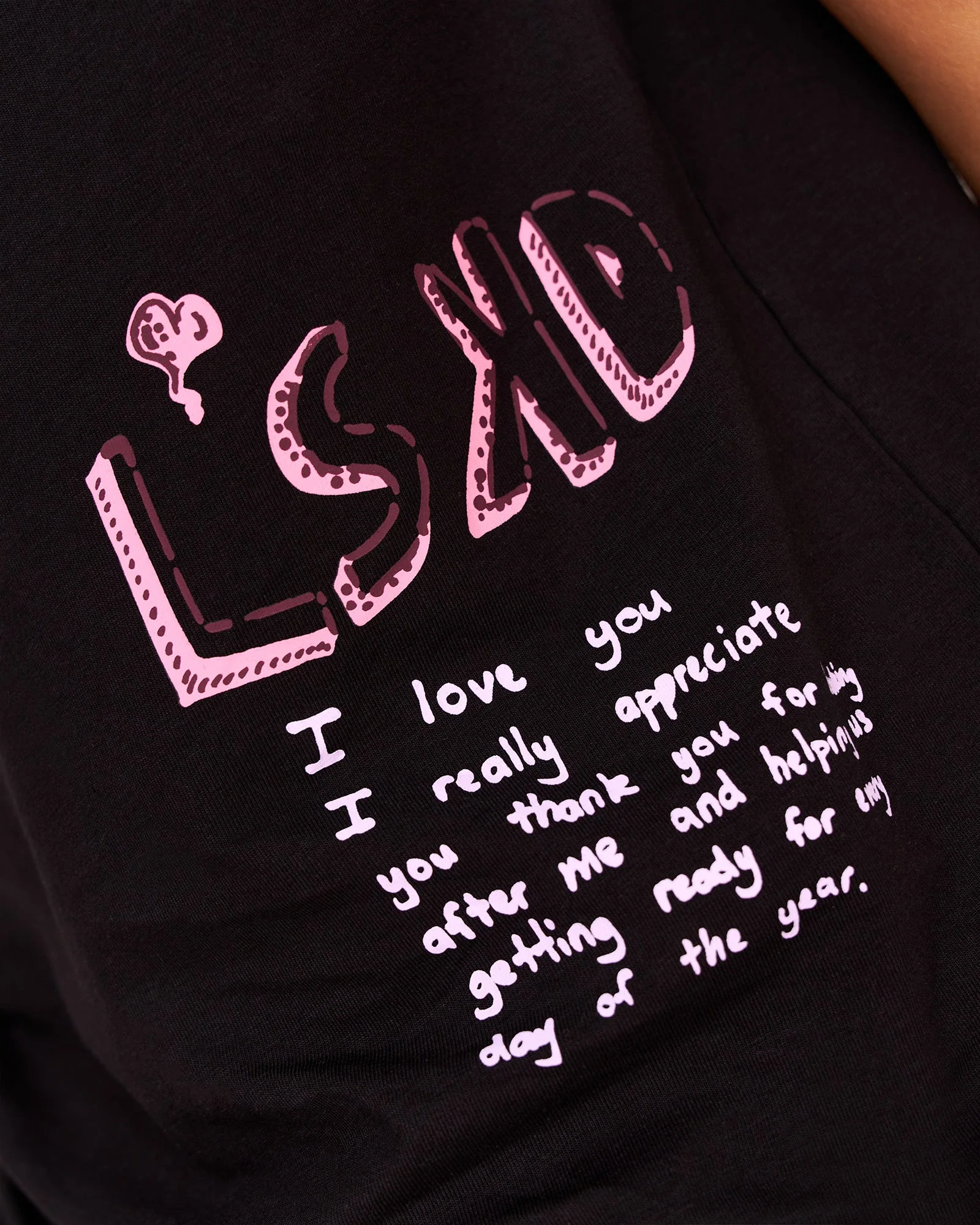 Mother's Day FLXCotton Oversize Tee - Black - Image 6