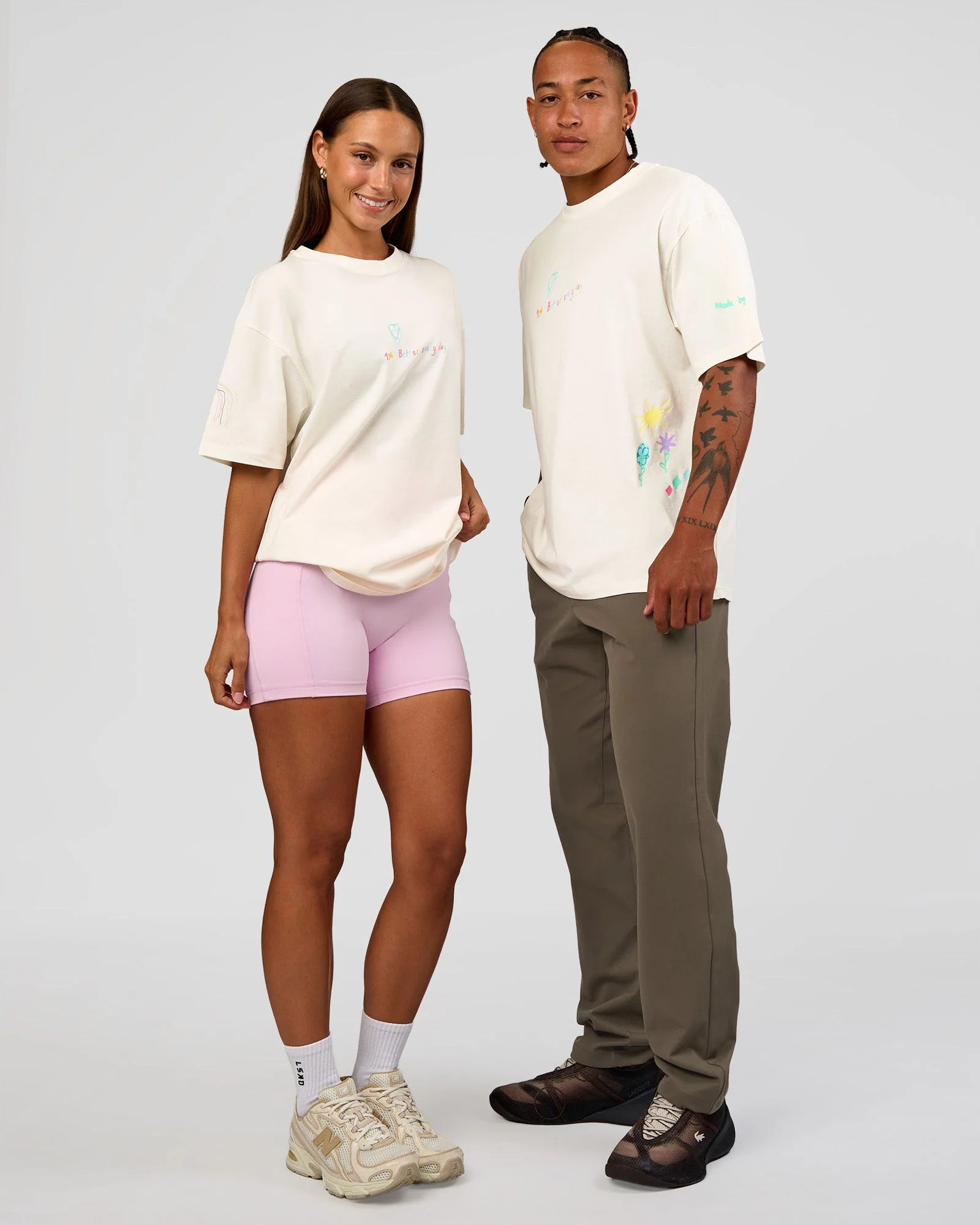 Mother's Day FLXCotton Oversize Tee - Off White