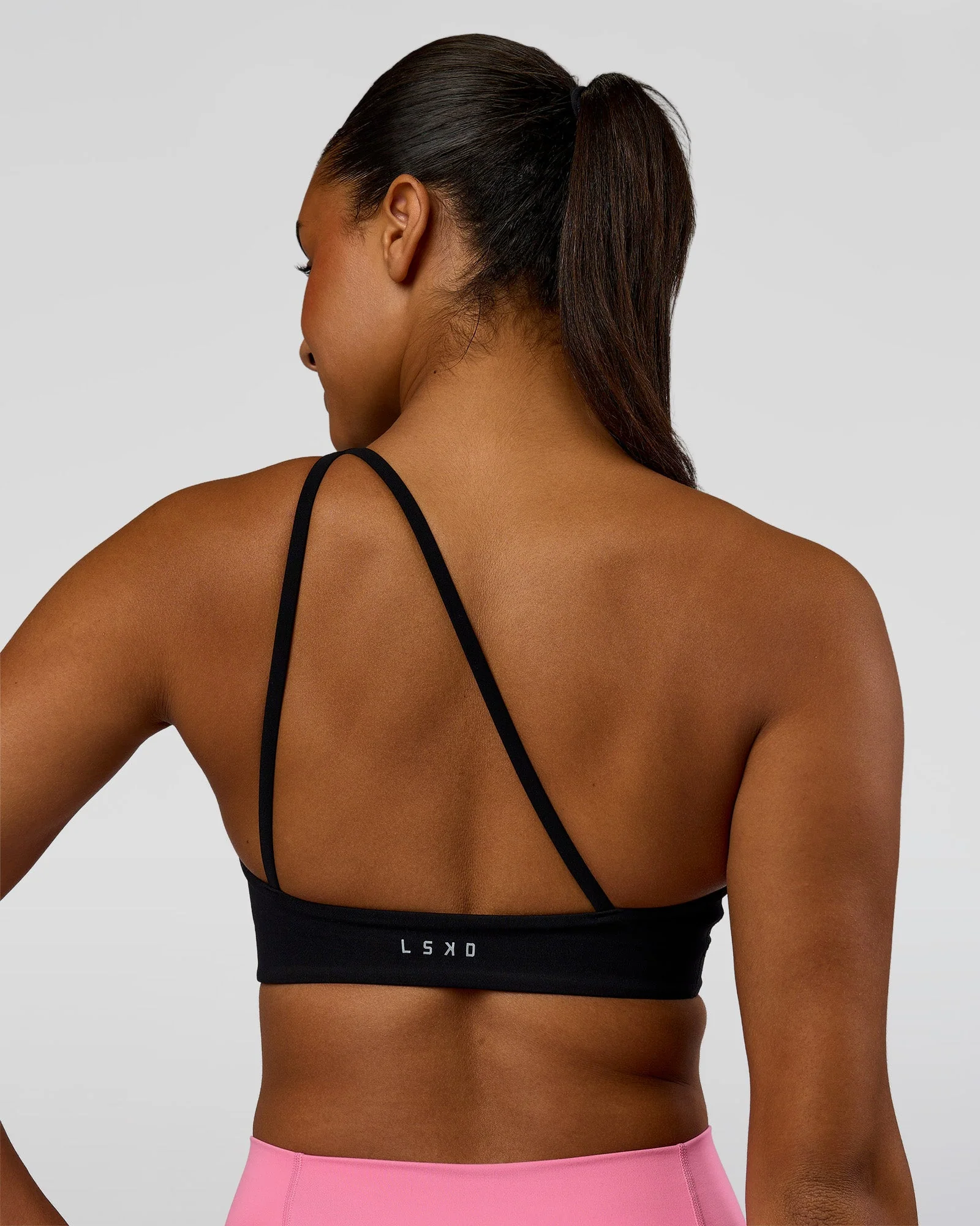 Muse Asymmetric  Sports bra - Black - Image 2