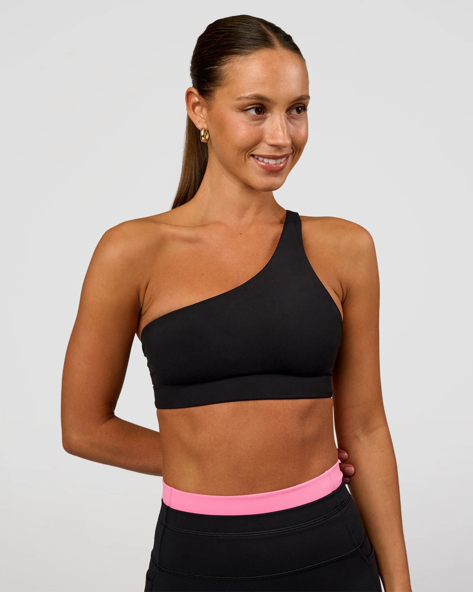 Muse Asymmetric  Sports bra - Black - Image 8