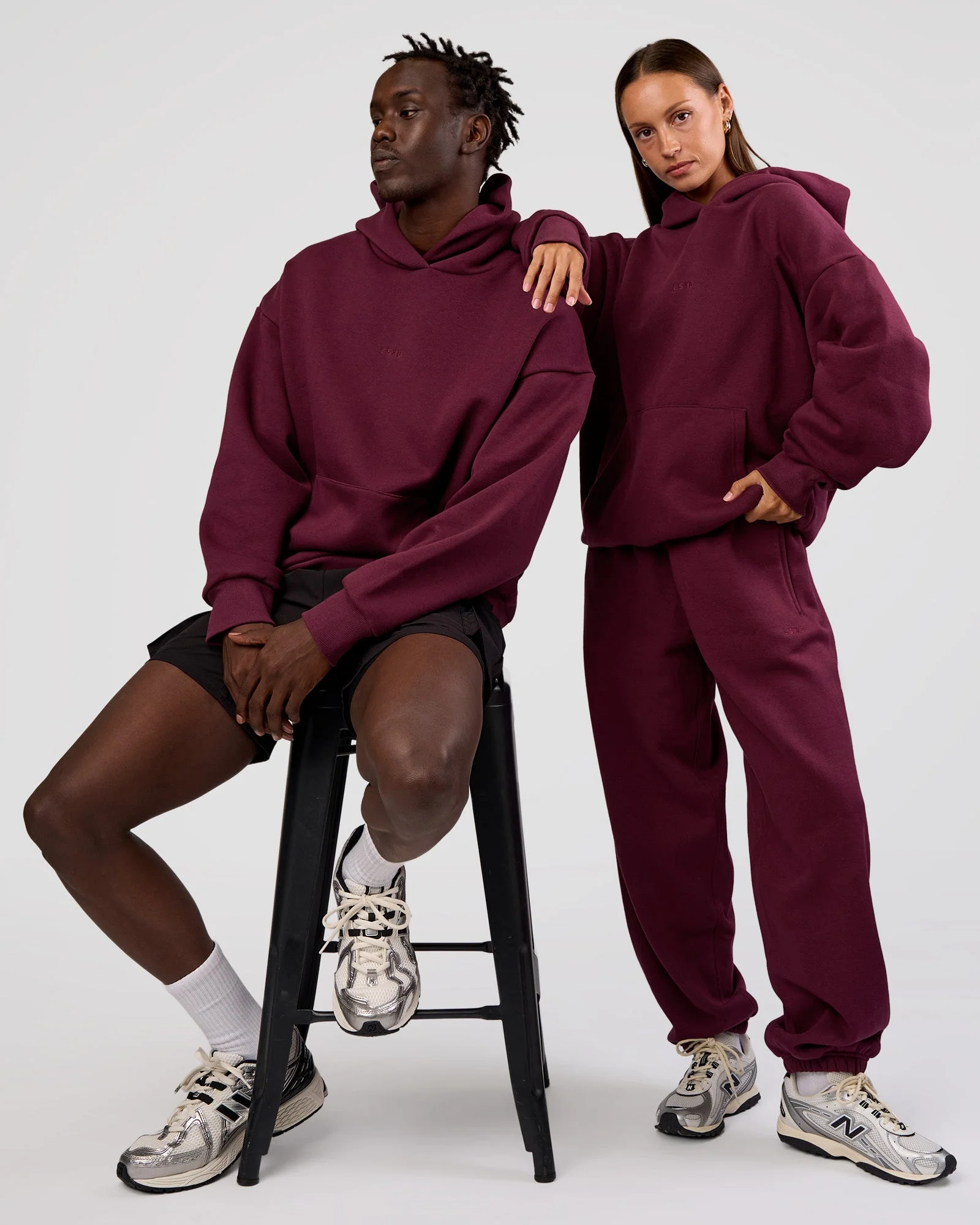 MVP Oversized Hoodie - Cherry Lacquer