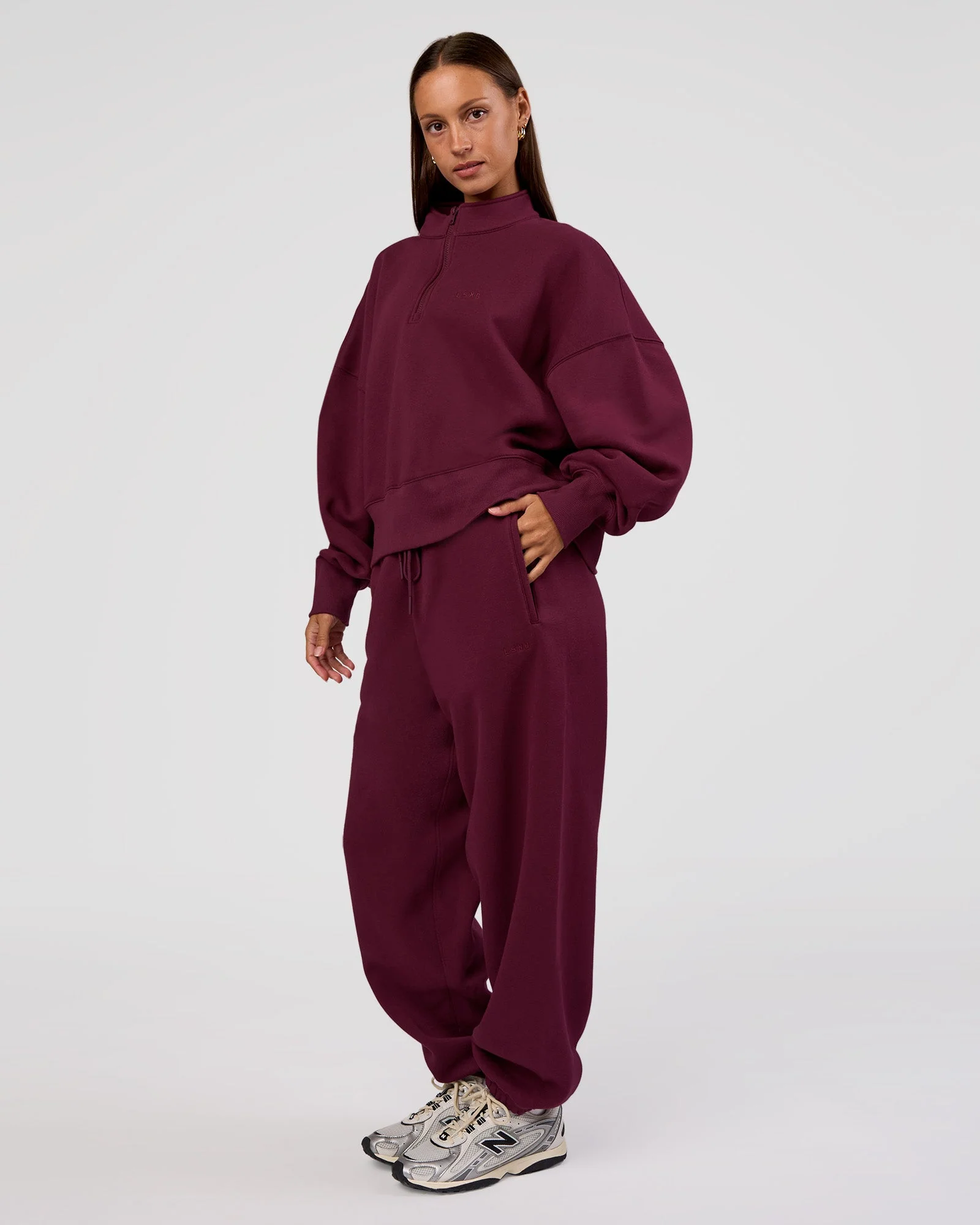 MVP Oversized Slouchy Fit Track Pant - Cherry Lacquer - Image 11