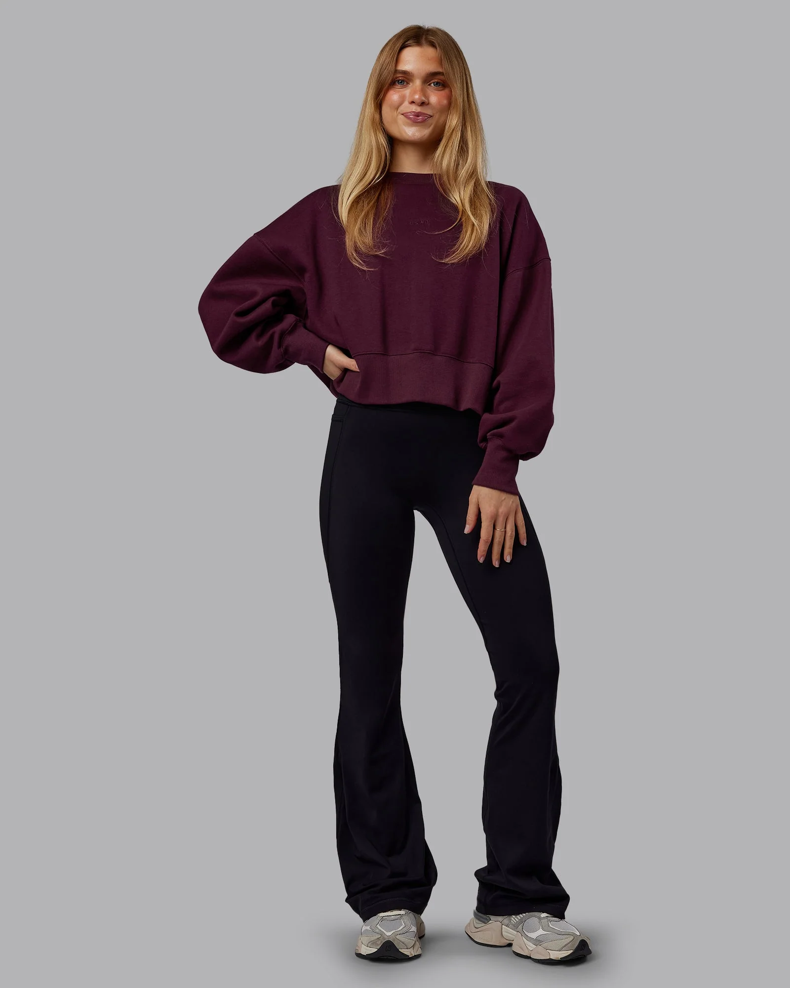 MVP Oversized Sweater - Cherry Lacquer