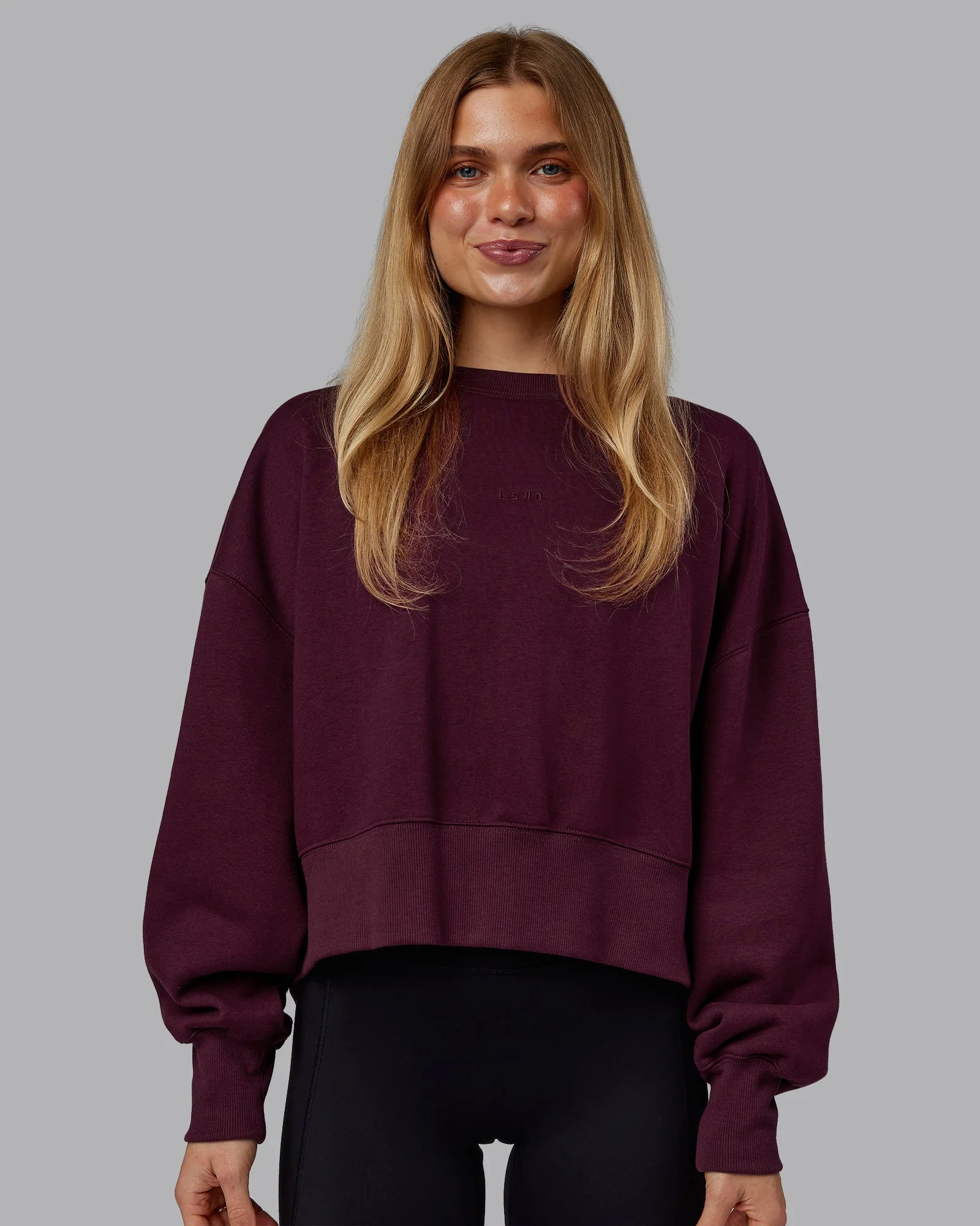 MVP Oversized Sweater - Cherry Lacquer - Image 2