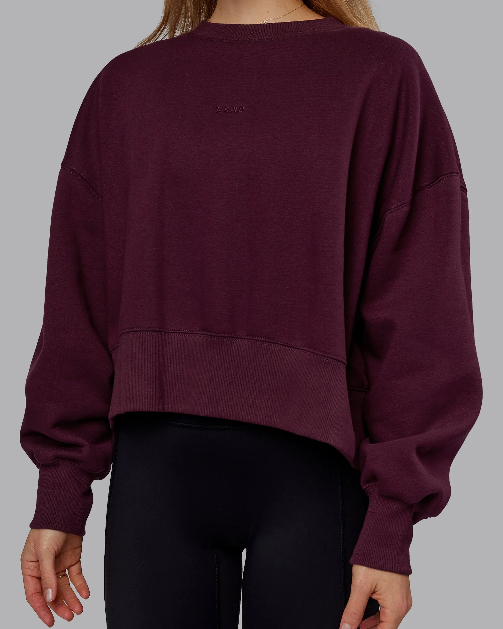 MVP Oversized Sweater - Cherry Lacquer - Image 5