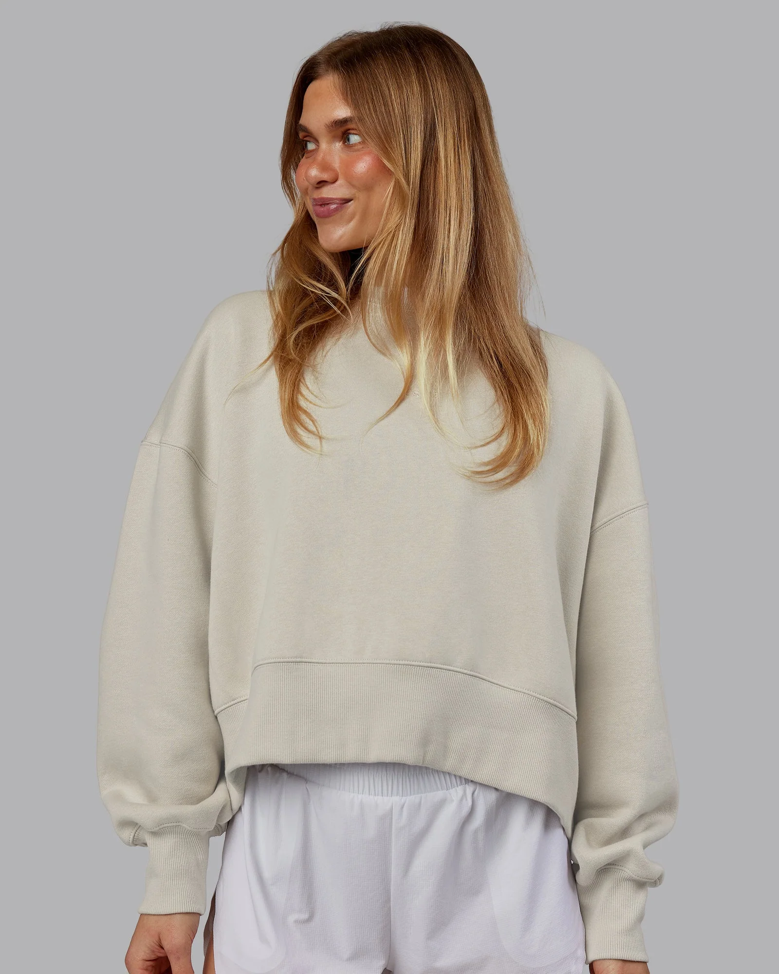 MVP Oversized Sweater - Shale Beige