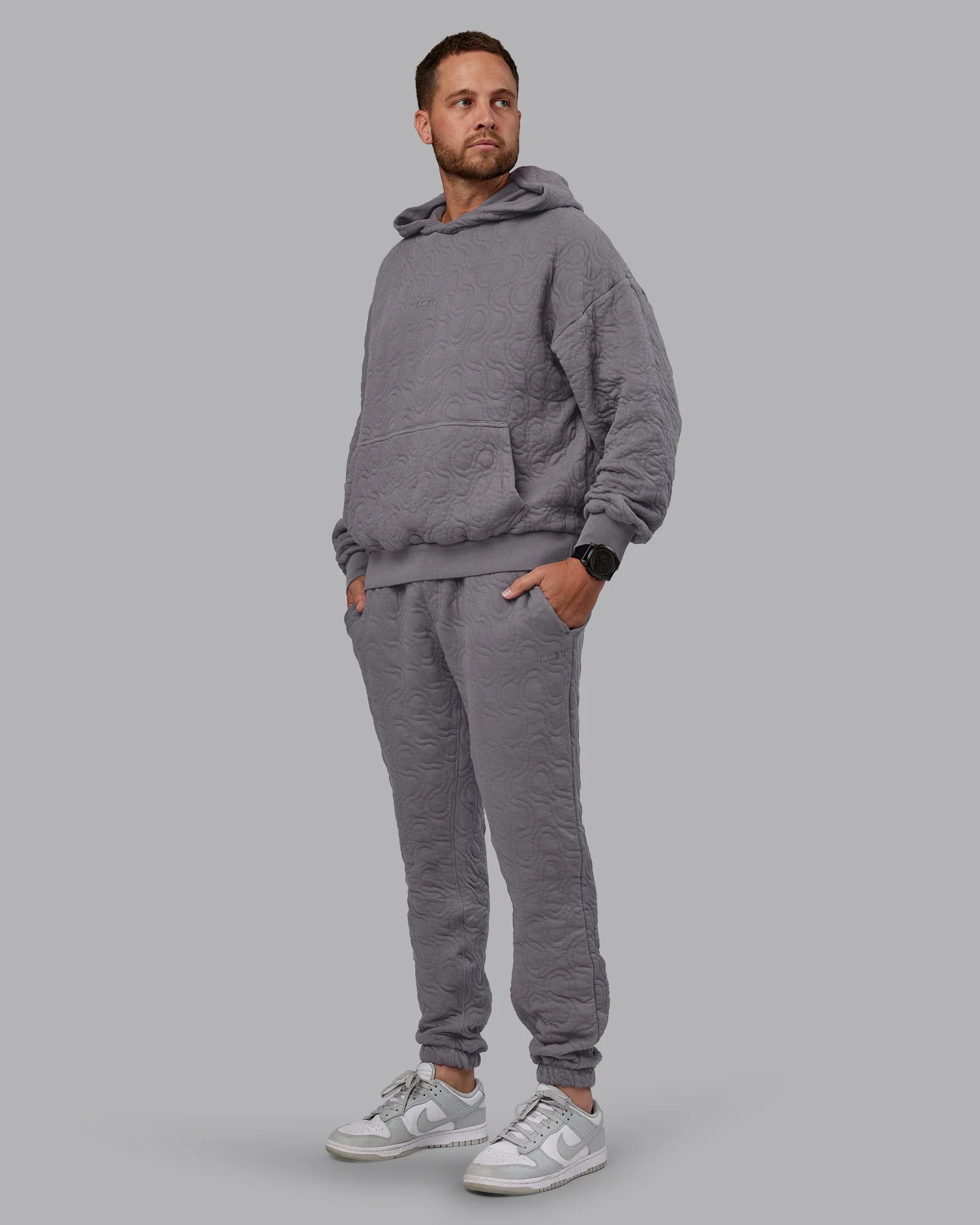 MVP Quilted Oversized Hoodie - Storm Front-Geometric - Image 8