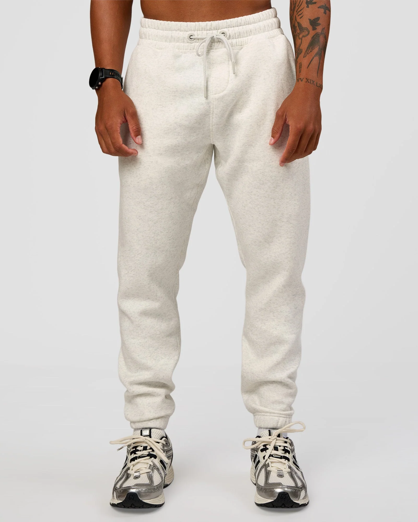 MVP Cuffed Track Pant - Silver Marl - Image 6