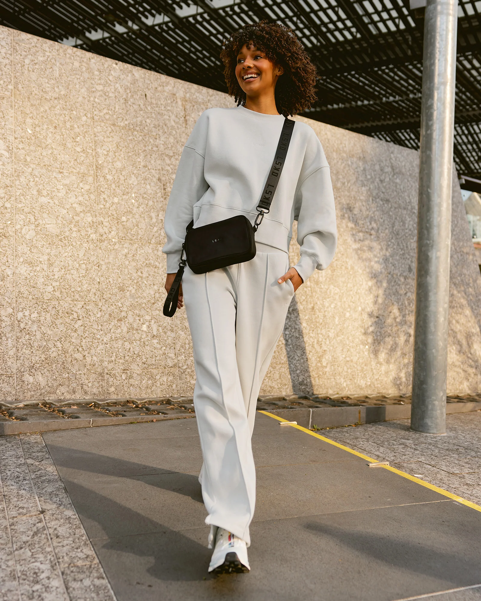 MVP Wide Leg Track Pant - Digital Mist - Image 4
