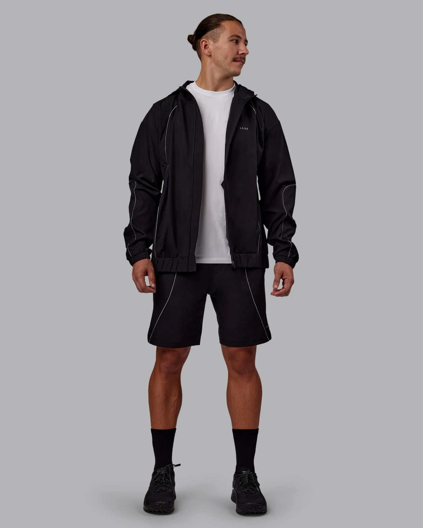 Nocturnal Zip Jacket - Black - Image 5