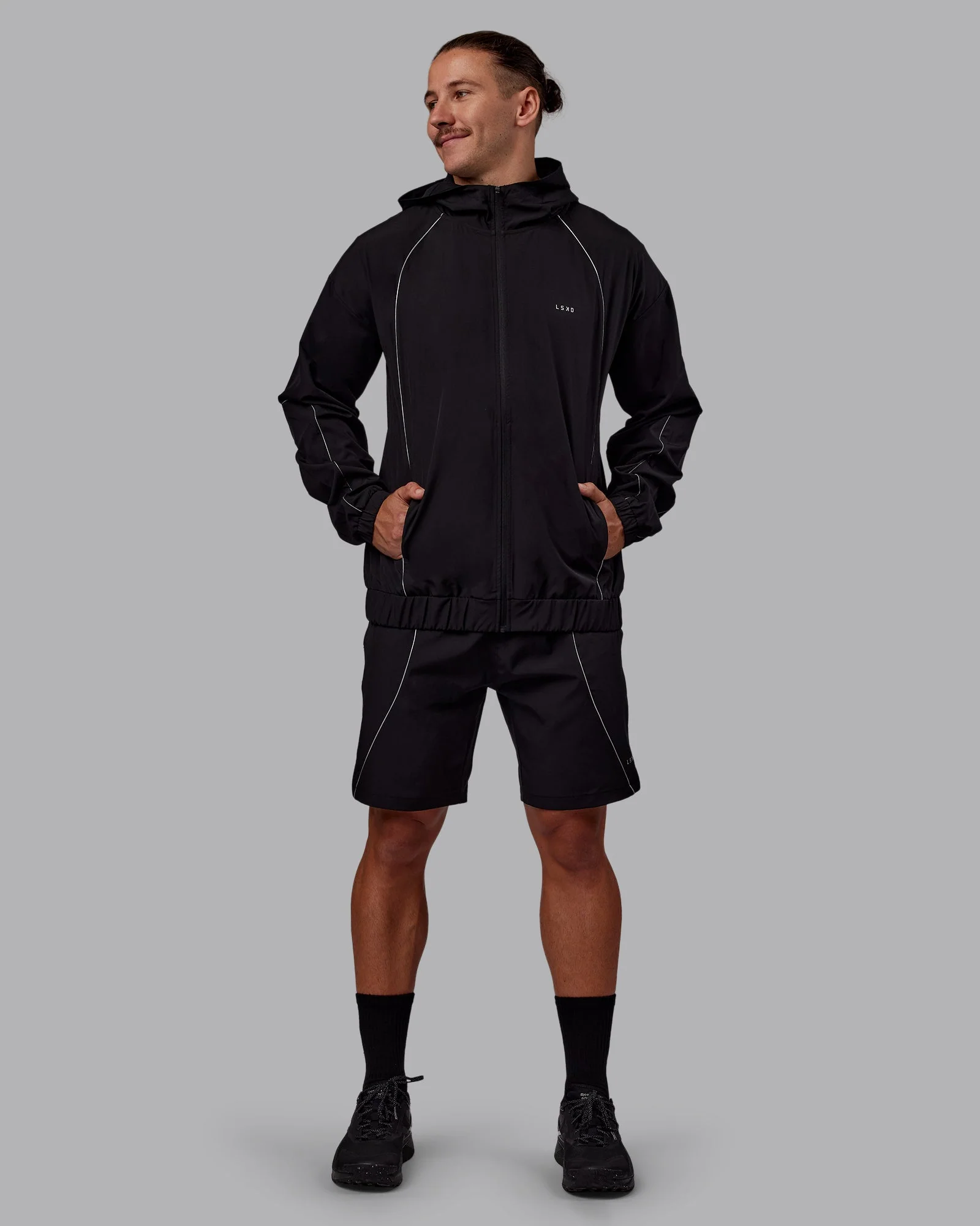 Nocturnal Zip Jacket - Black - Image 6