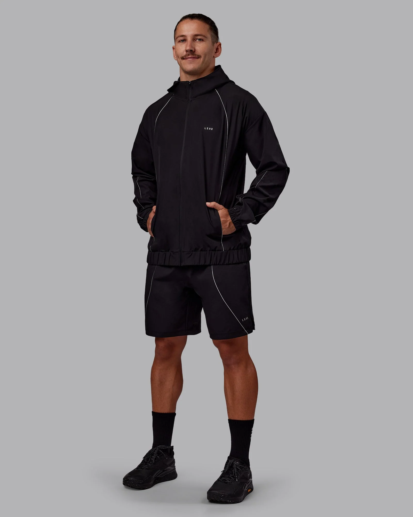 Nocturnal Zip Jacket - Black - Image 7