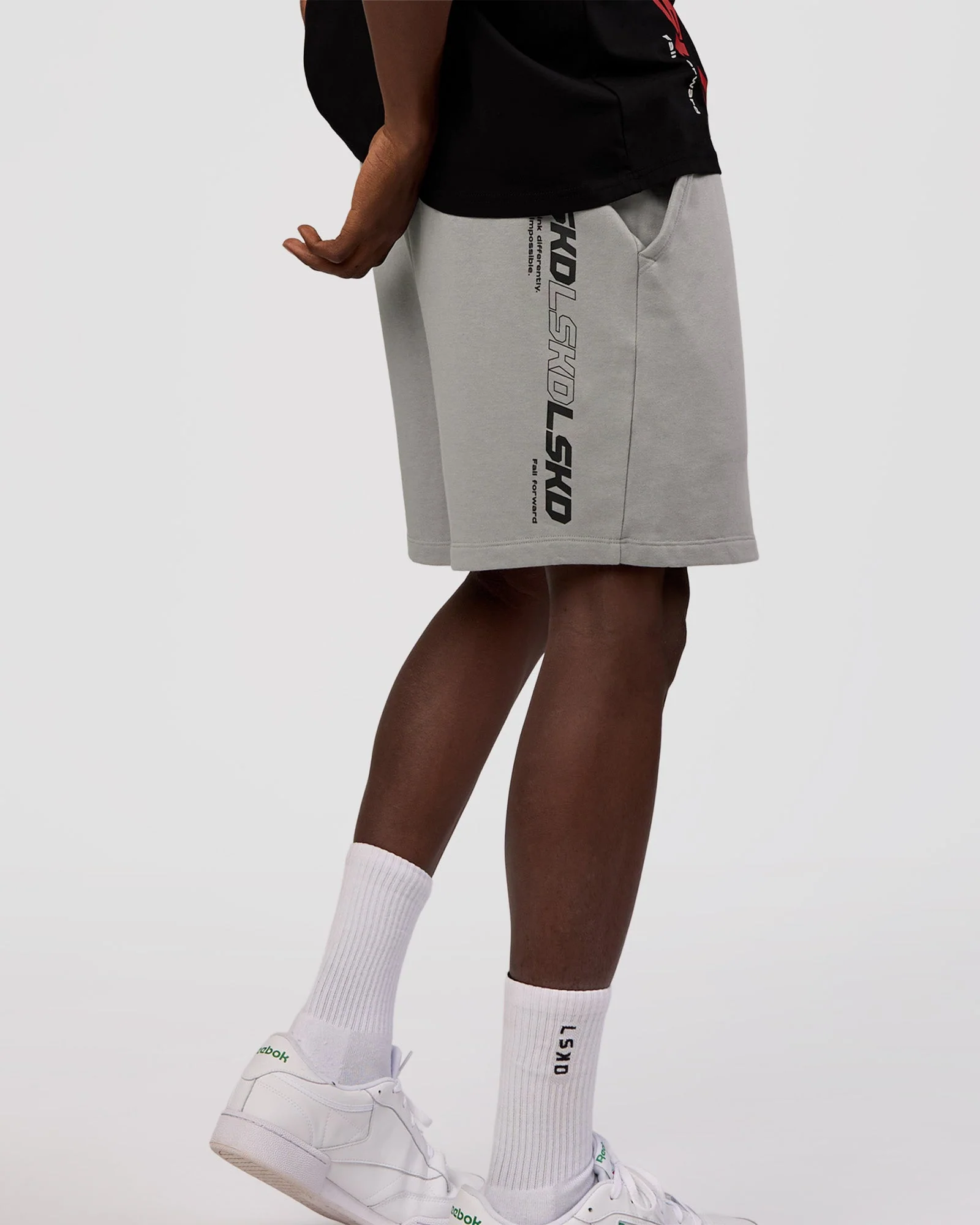 Nothing Is Impossible 6" Short - Alloy-Black