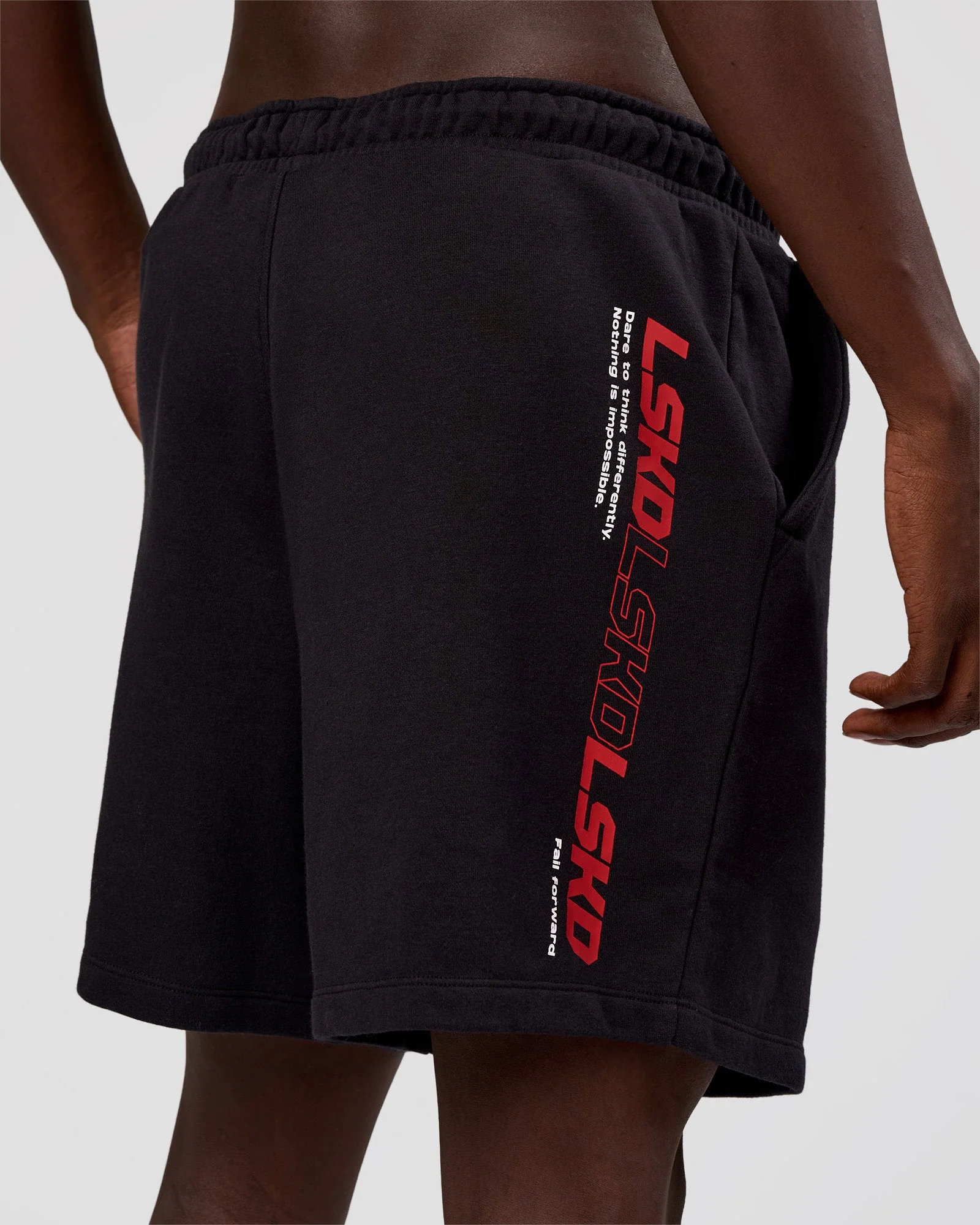 Nothing Is Impossible 6" Short - Black-Flame