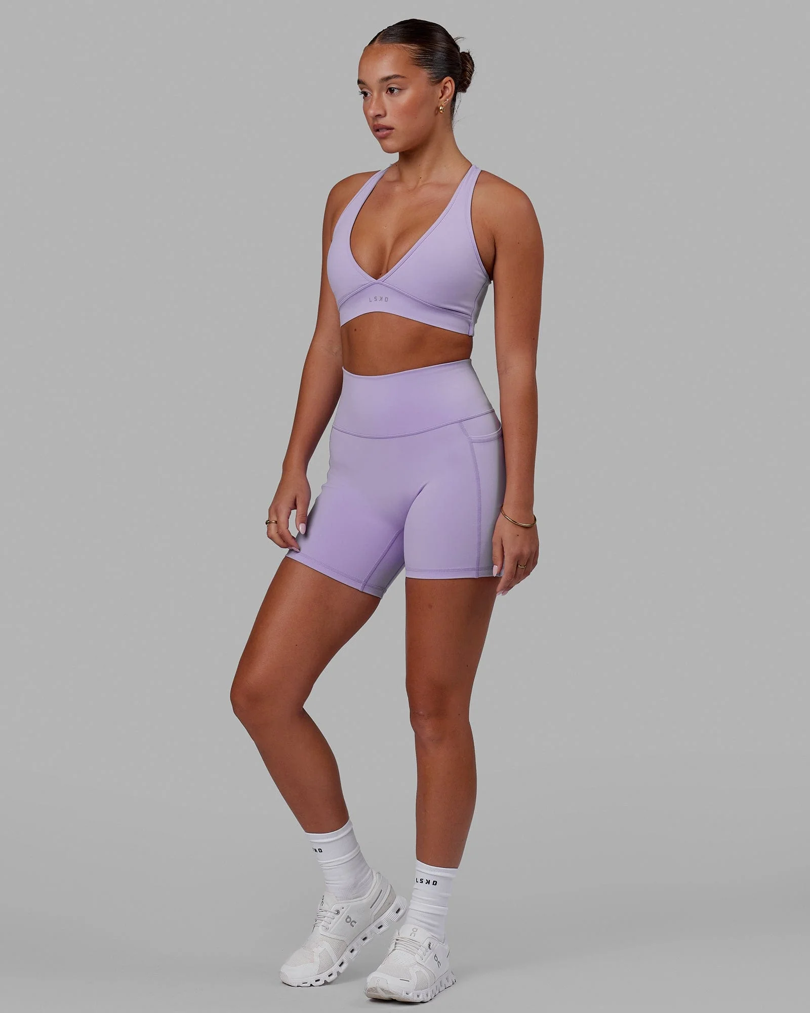 O.G. Fusion Ultra High-Rise 6" Short Pockets - Pale Lilac - Image 10