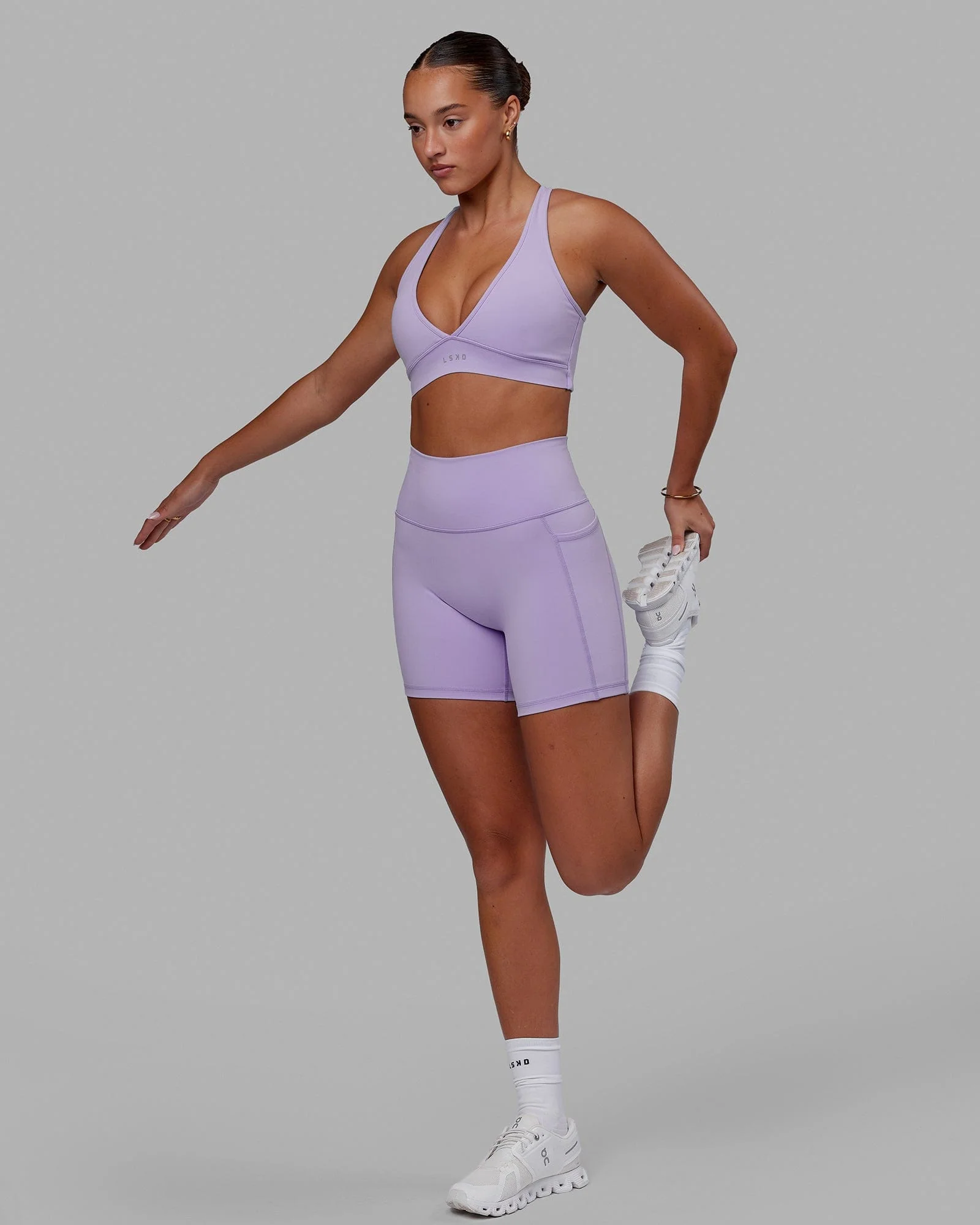 O.G. Fusion Ultra High-Rise 6" Short Pockets - Pale Lilac - Image 2