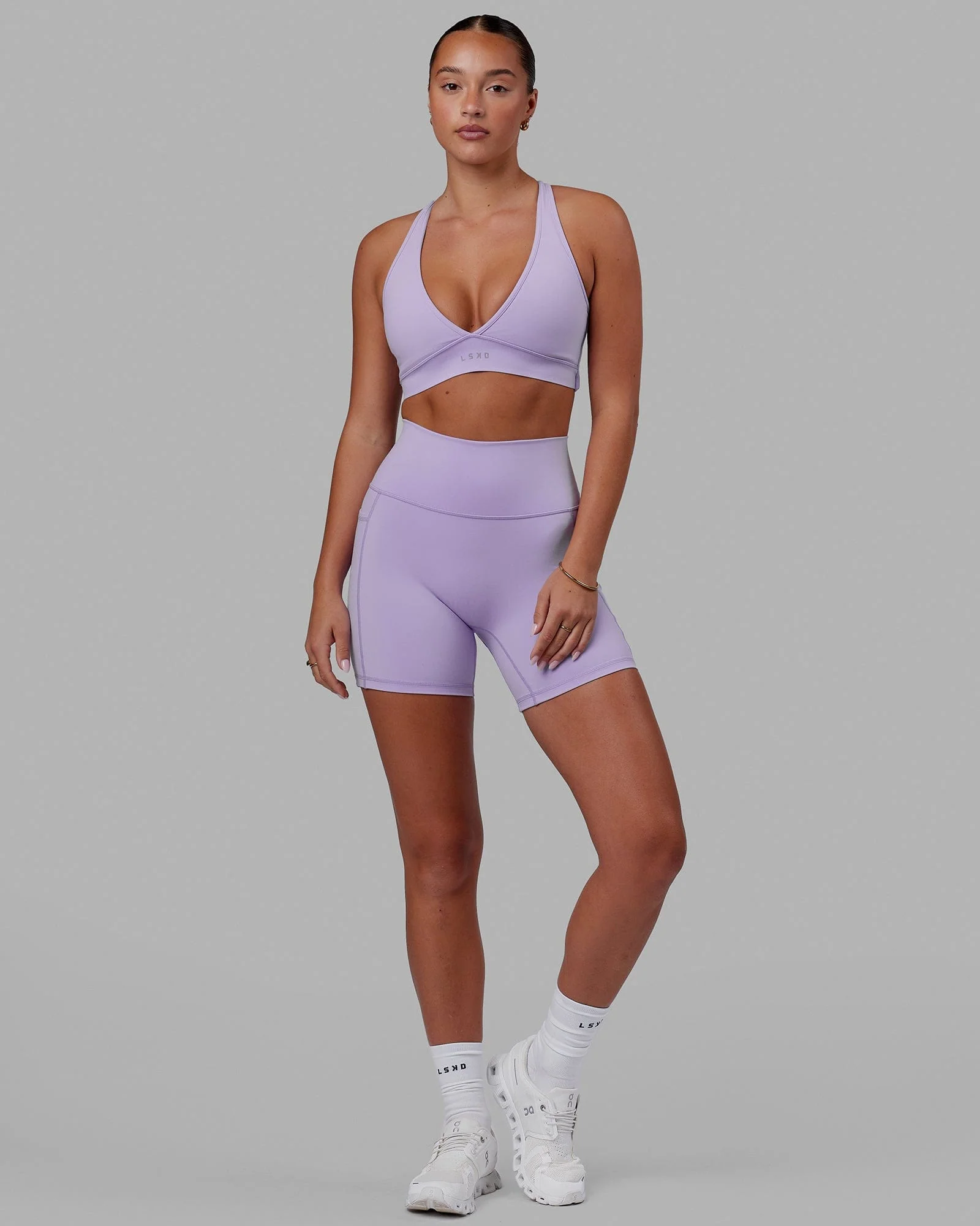 O.G. Fusion Ultra High-Rise 6" Short Pockets - Pale Lilac - Image 9