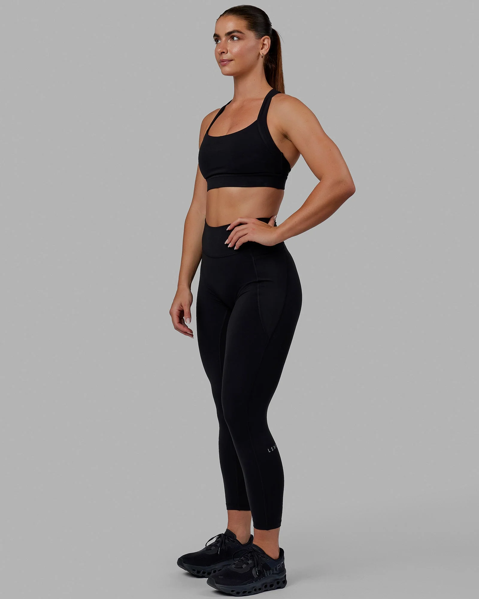 O.G. Fusion Ultra High-Rise 7/8 Legging Pockets - Black - Image 2
