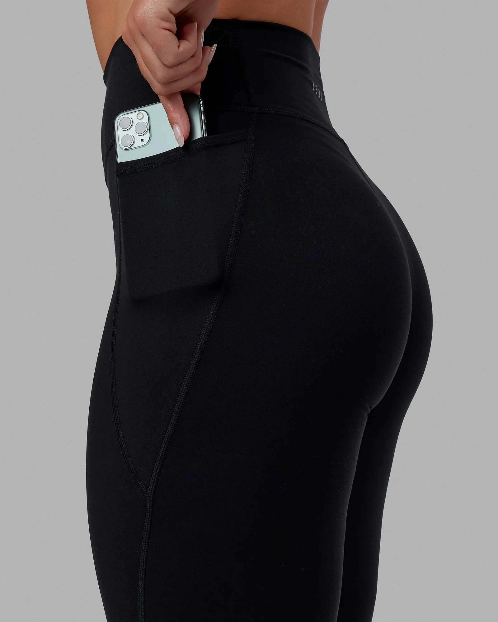 O.G. Fusion Ultra High-Rise 7/8 Legging Pockets - Black - Image 4
