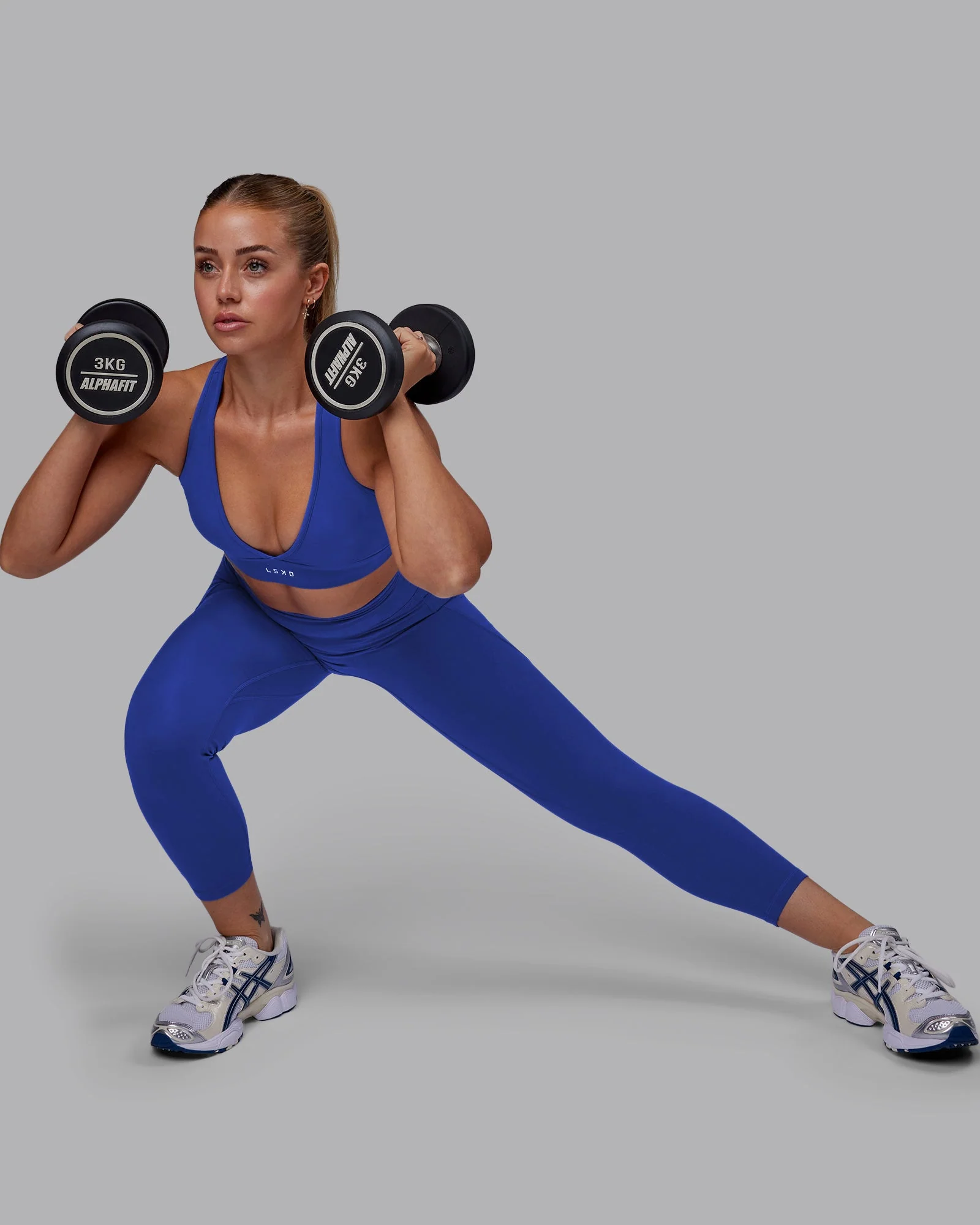 O.G. Fusion Ultra High-Rise 7/8 Legging Pockets - Power Cobalt - Image 2