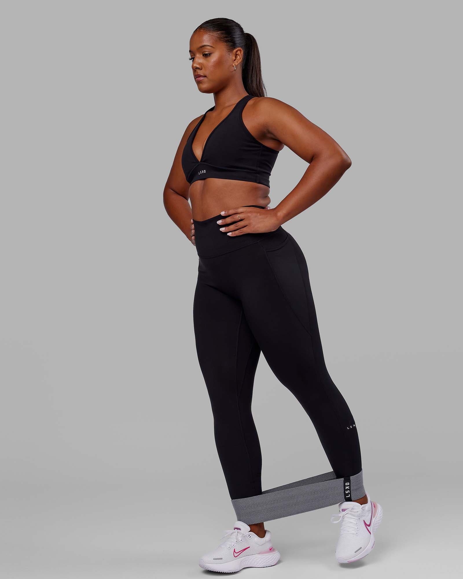 O.G. Fusion Ultra High-Rise Full Length Legging Pockets - Black - Image 5