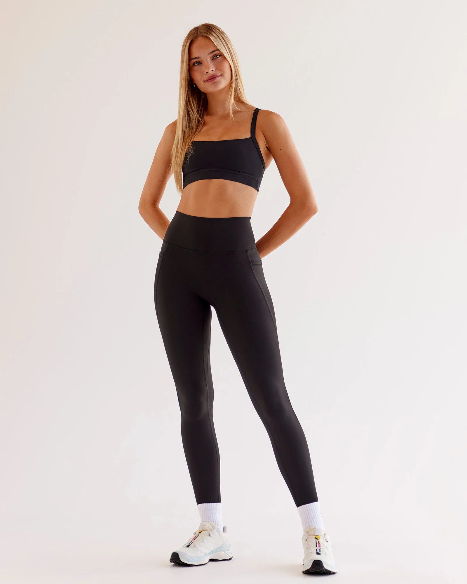 O.G. Fusion Ultra High-Rise Full Length Legging Pockets - Black - Image 5