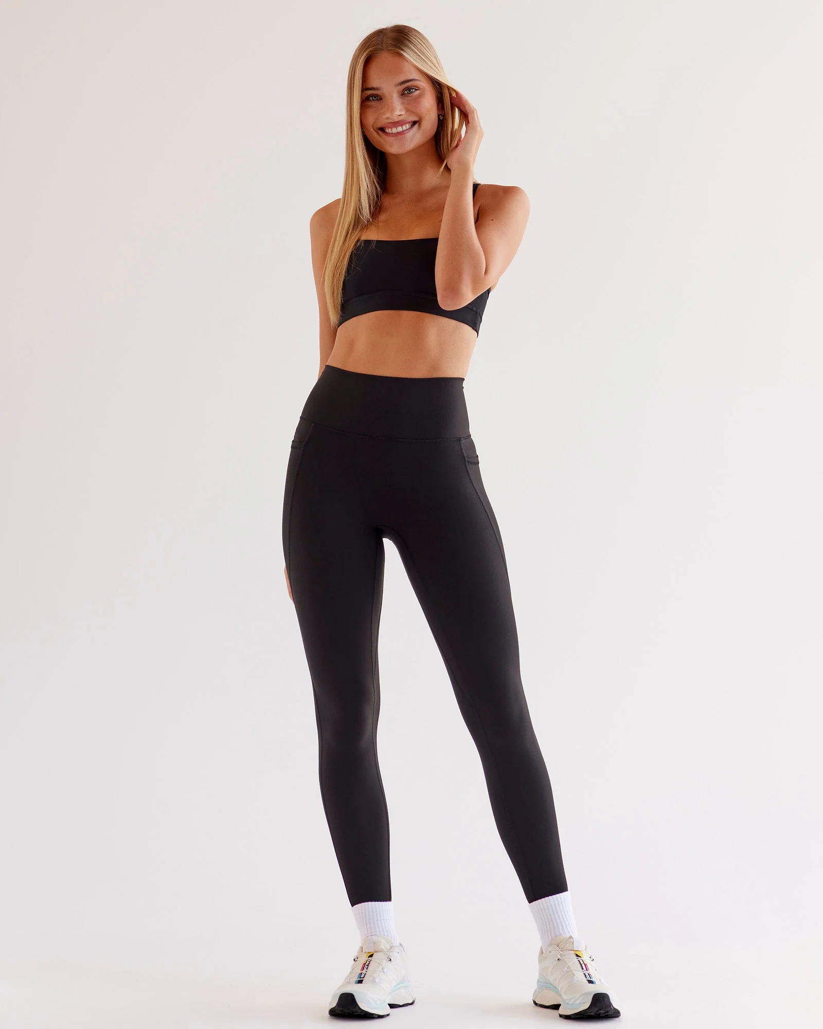 O.G. Fusion Ultra High-Rise Full Length Legging Pockets - Black - Image 9