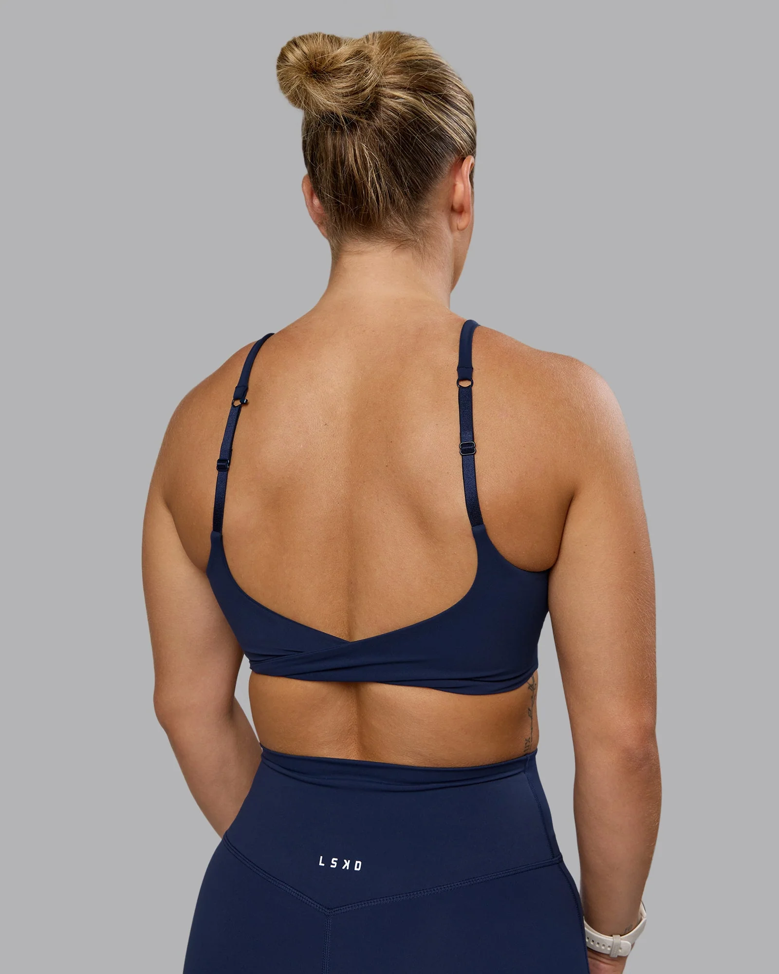 Twist Sports Bra - Future Navy - Image 5