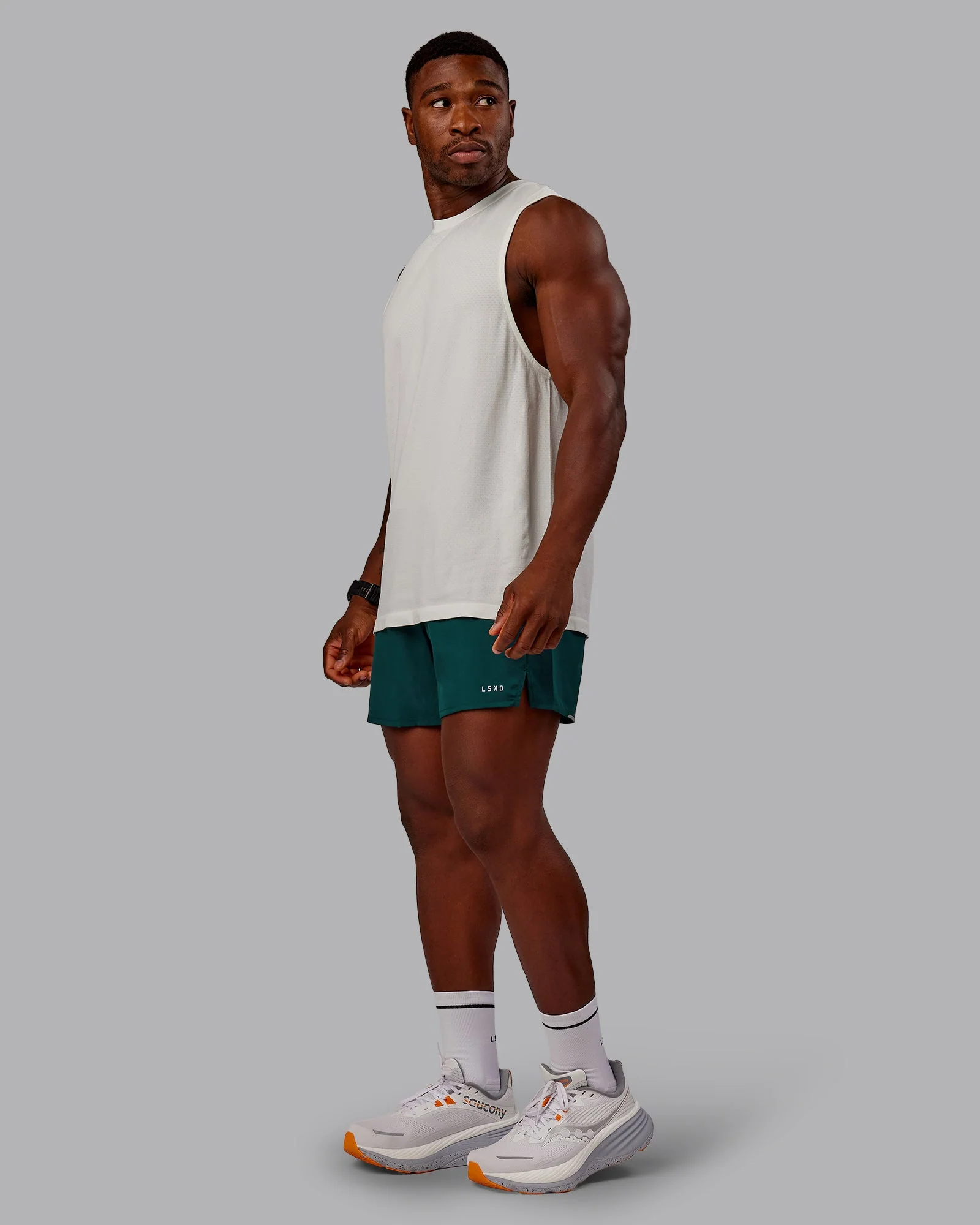 Pace 5" Lined Running Short - Dark Moss - Image 5