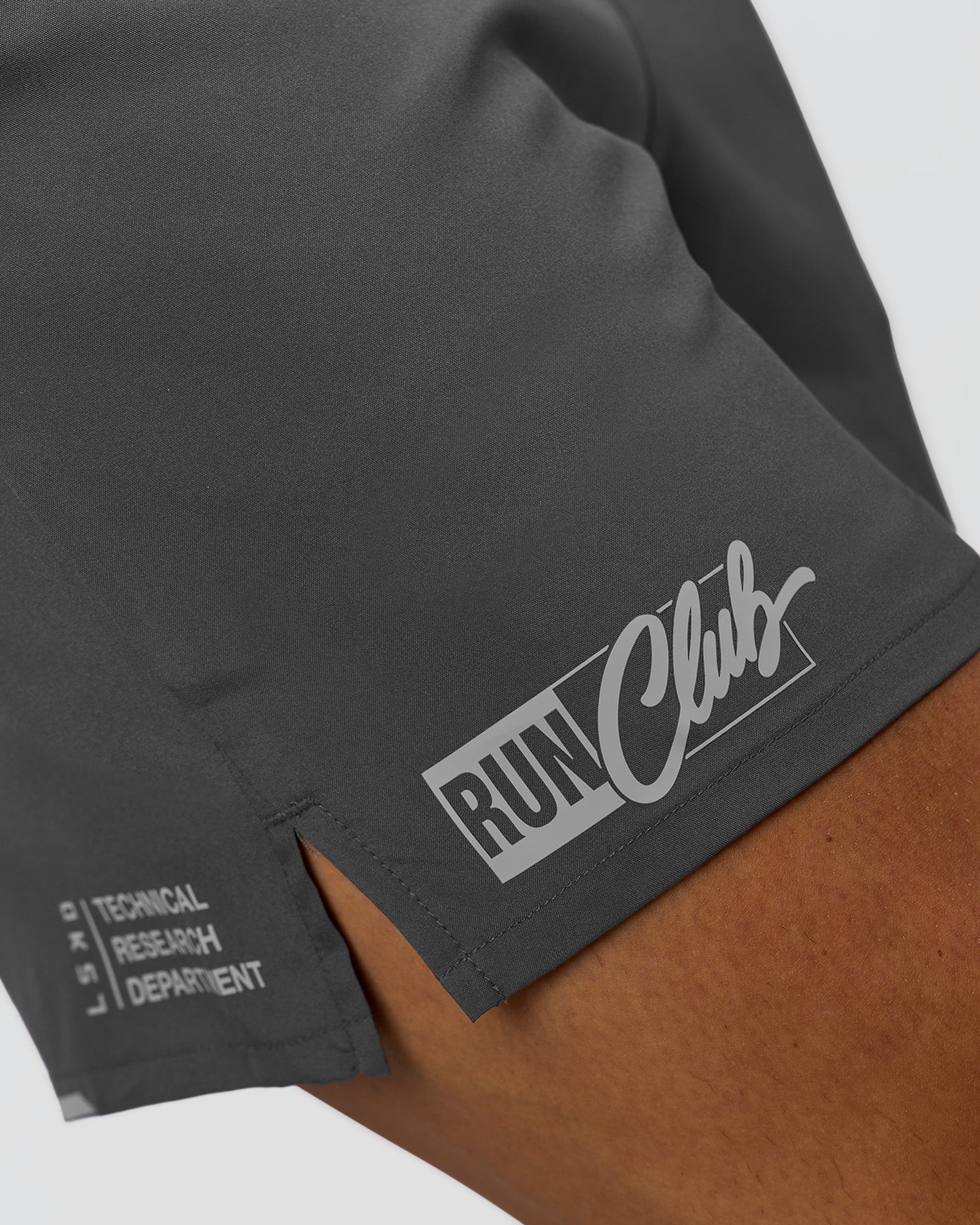 Pace 5" Lined Running Short - Dark Storm-Alloy - Image 2