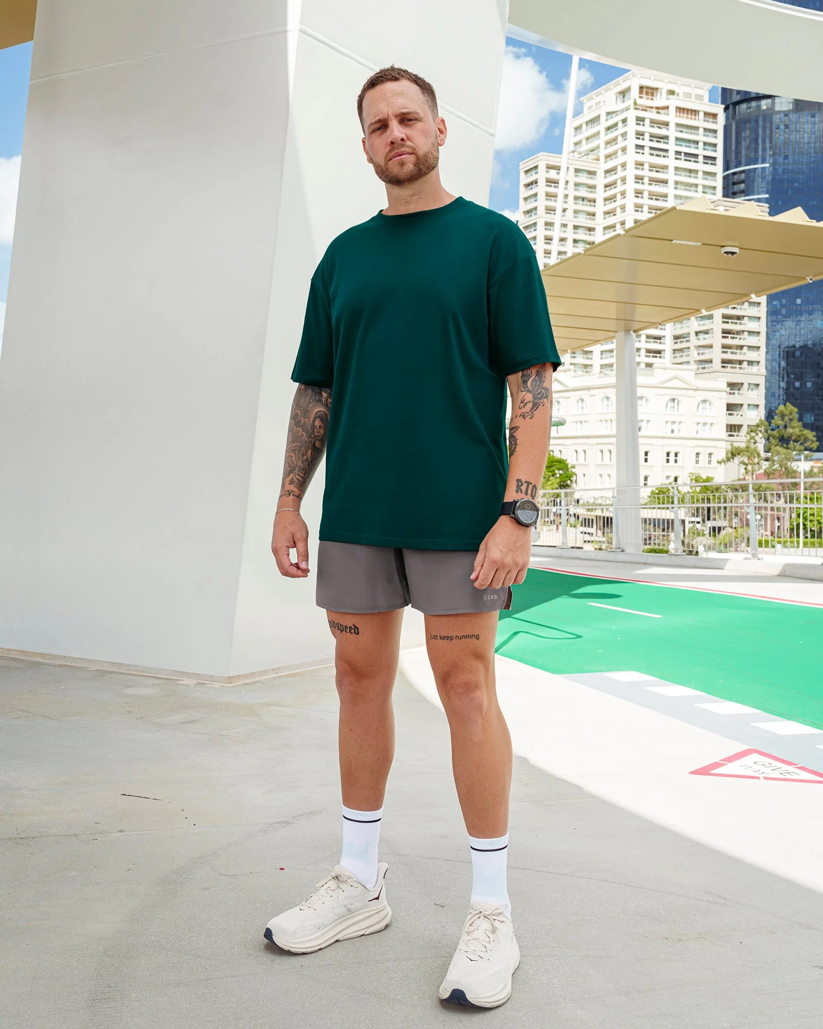 Pace Lined Performance Short 5" - Storm Front - Image 3
