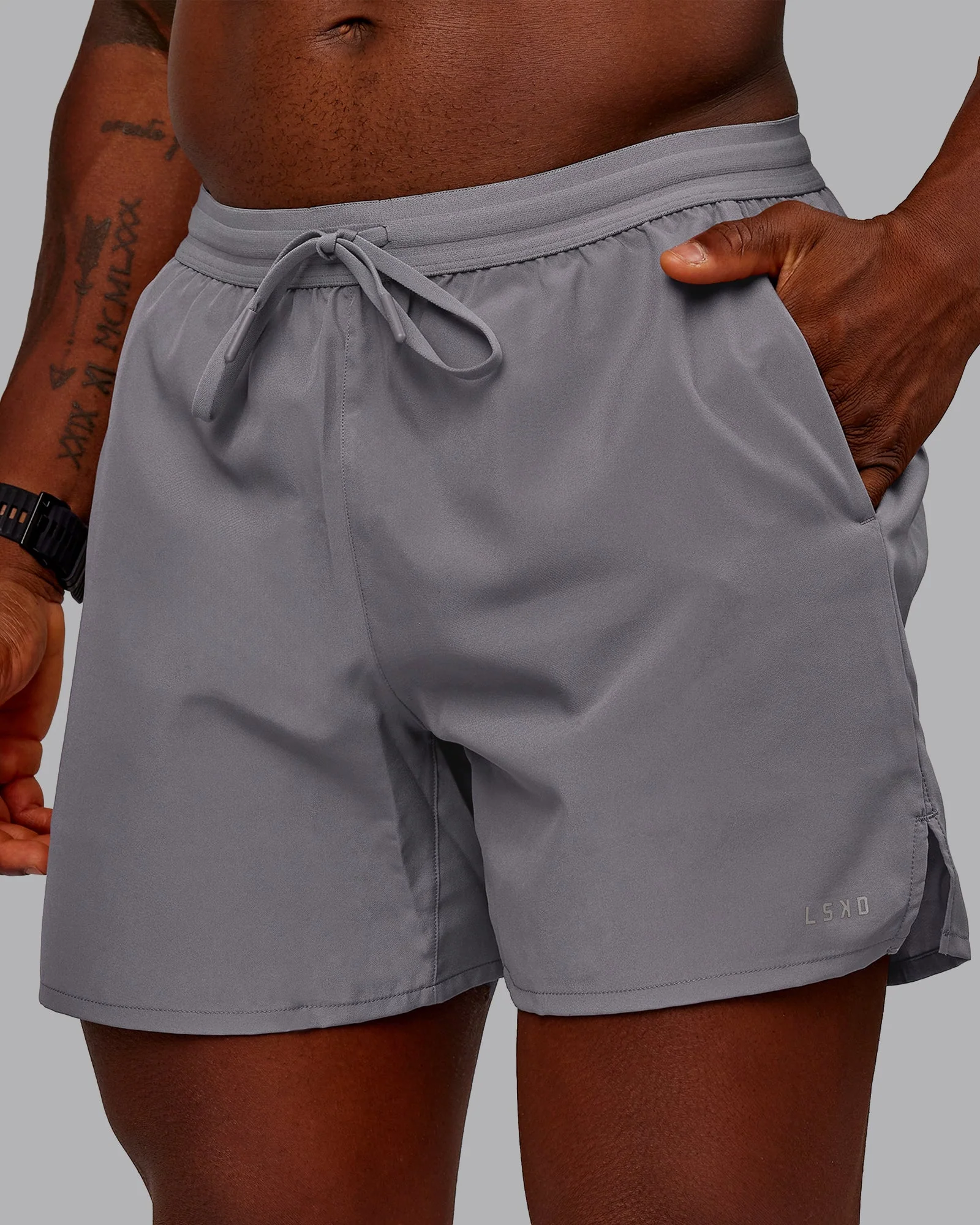 Pace Lined Performance Short 5" - Storm Front - Image 5