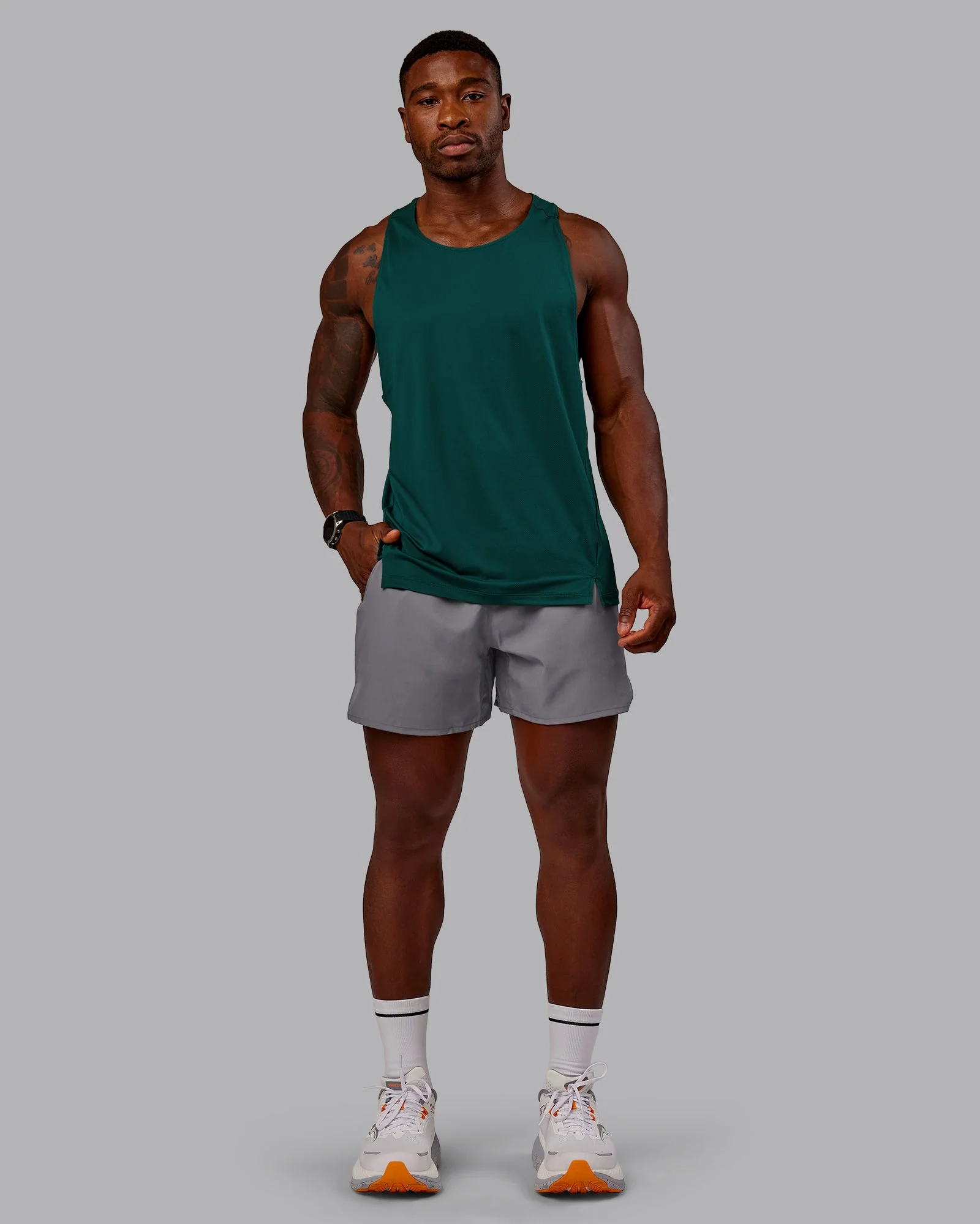 Pace Lined Performance Short 5" - Storm Front - Image 6