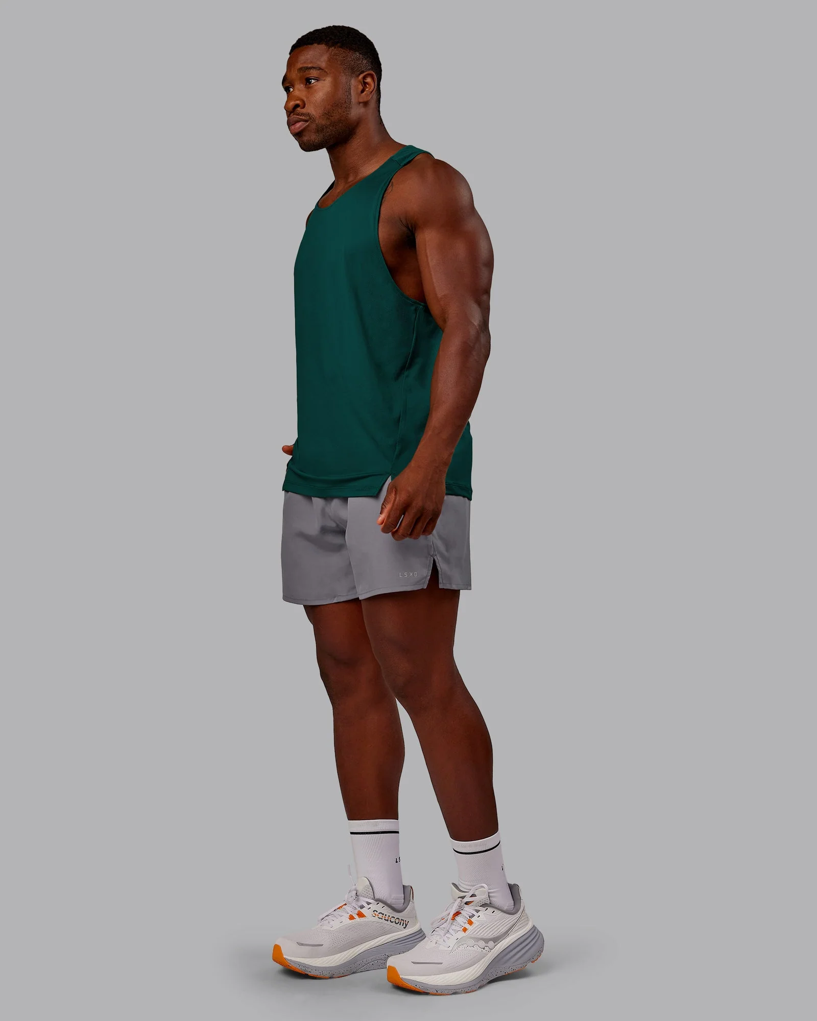 Pace Lined Performance Short 5" - Storm Front - Image 7
