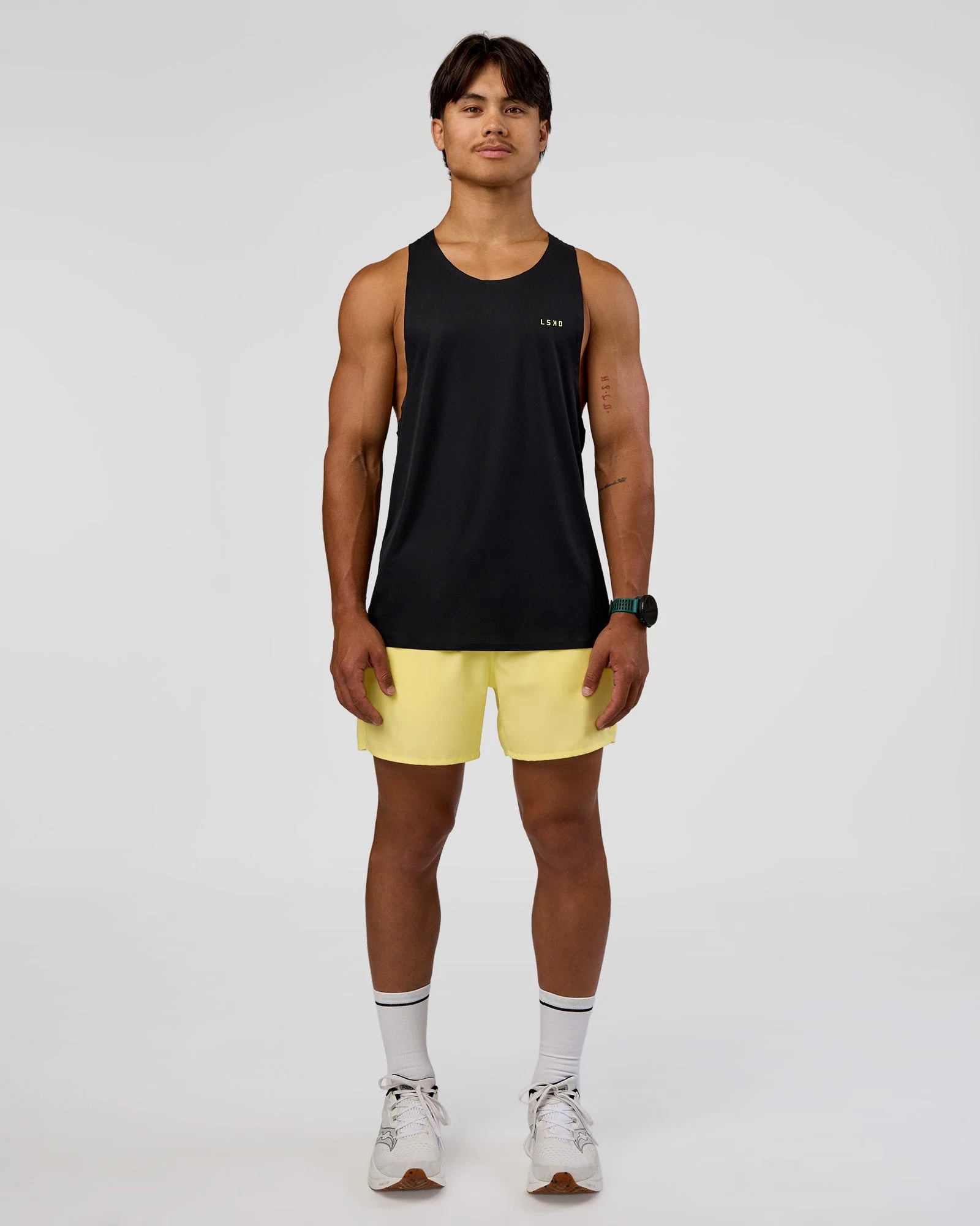 Pace 5" Lined Running Short - Yellow Fizz - Image 5