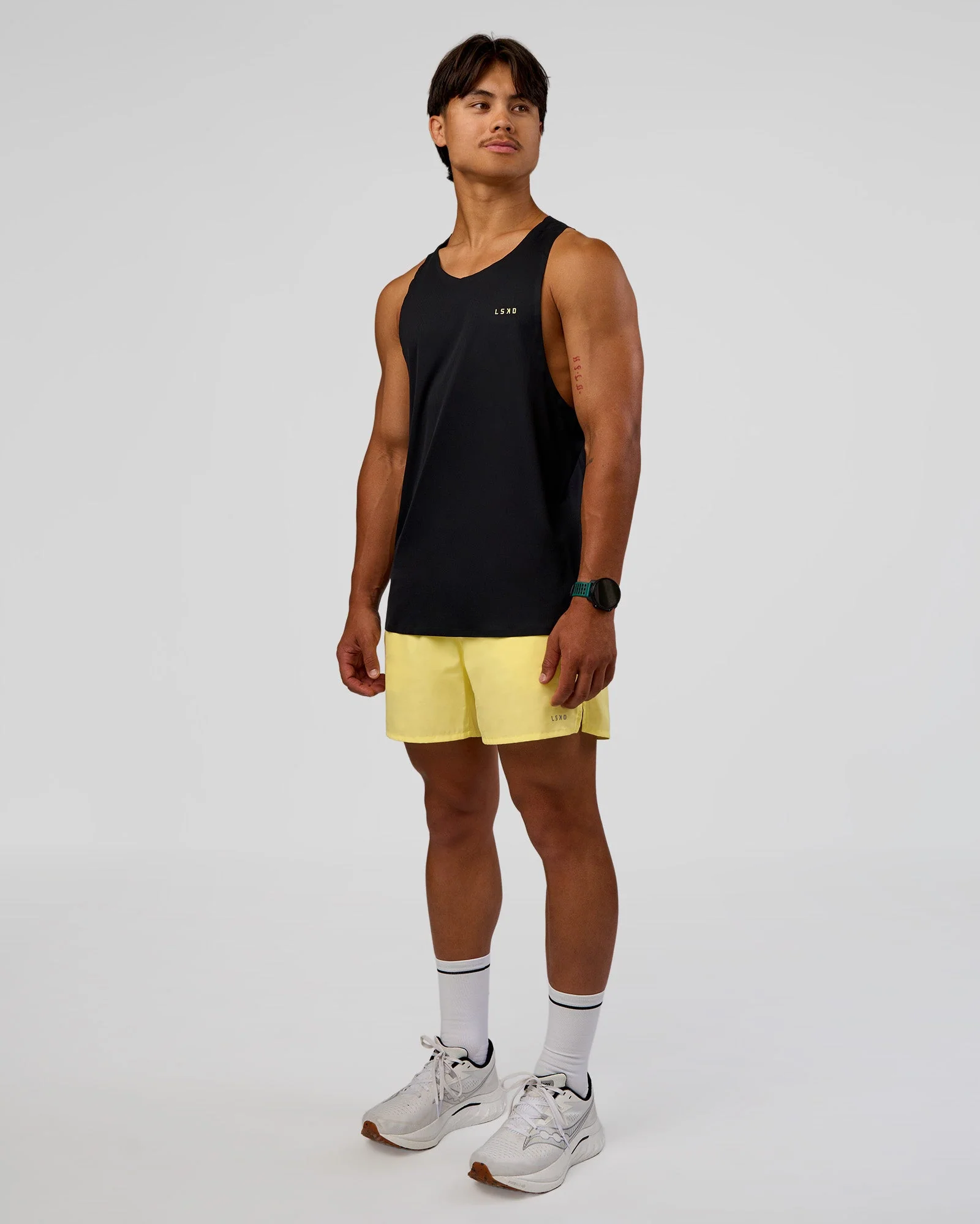 Pace 5" Lined Running Short - Yellow Fizz - Image 8