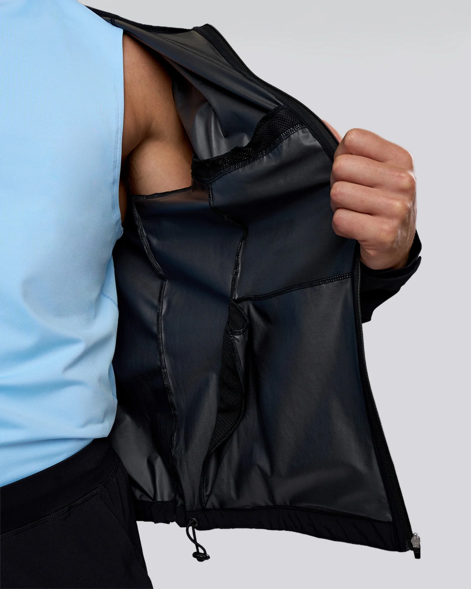 Pace Running Jacket - Black - Image 5
