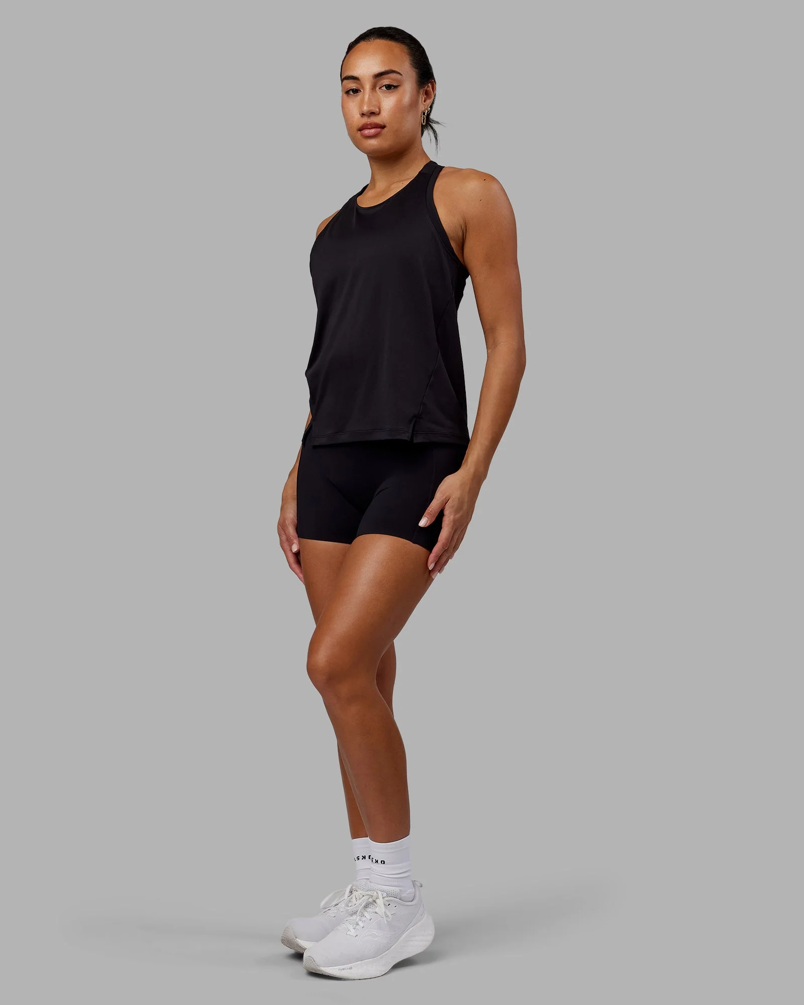 Pace Running Tank - Black - Image 4