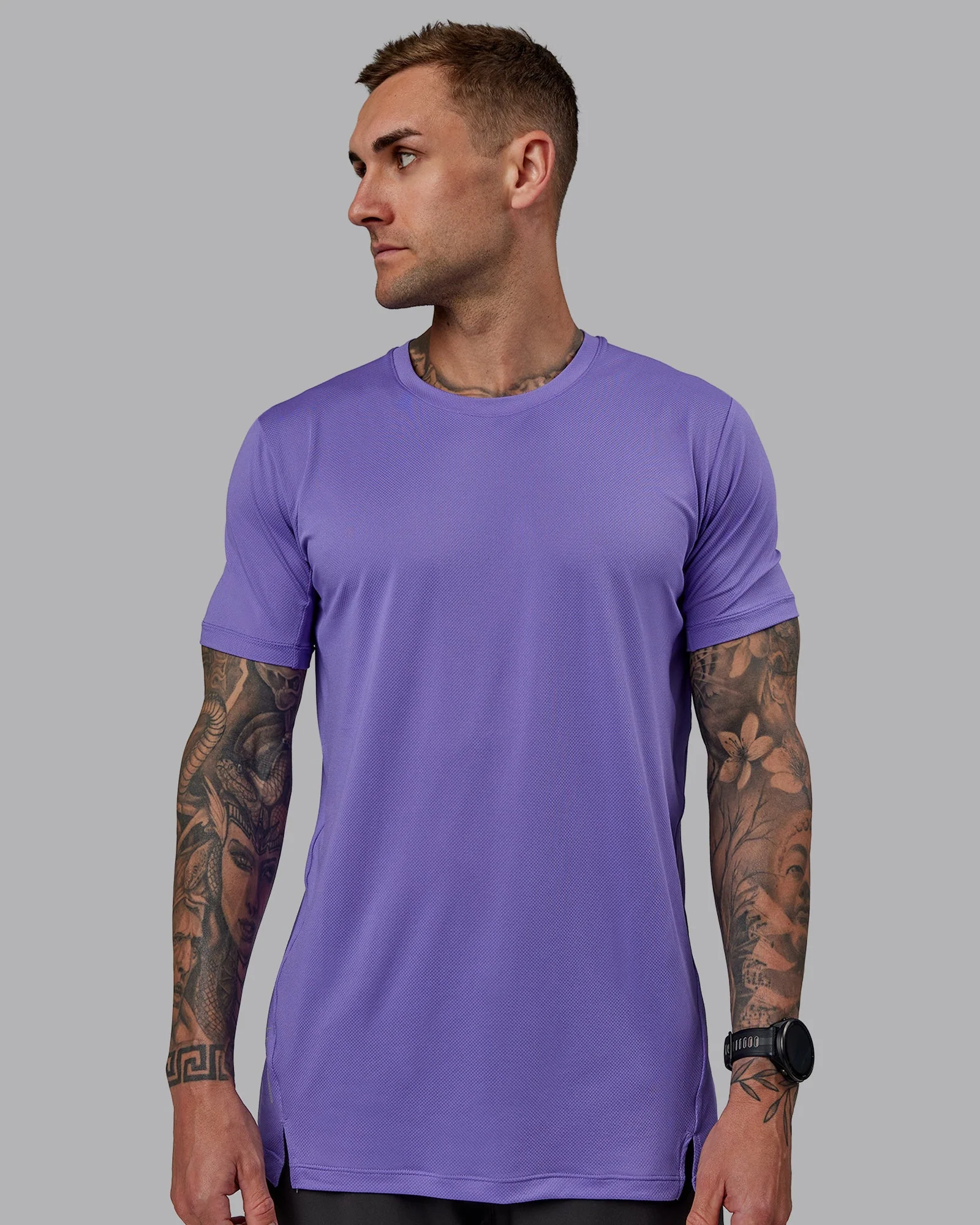 Pace Running Tee - Dahlia Purple - Image 5