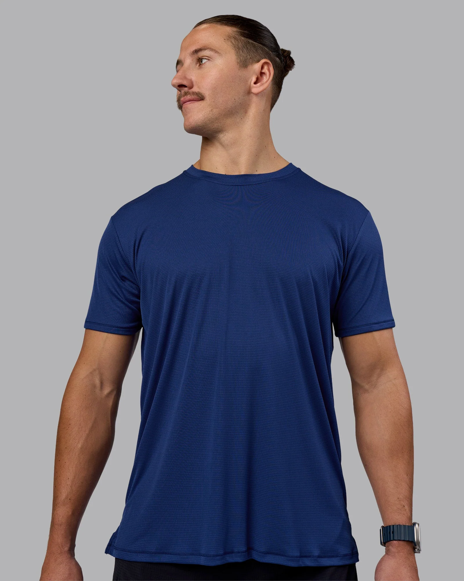 Pace Running Tee - Midnight Blue