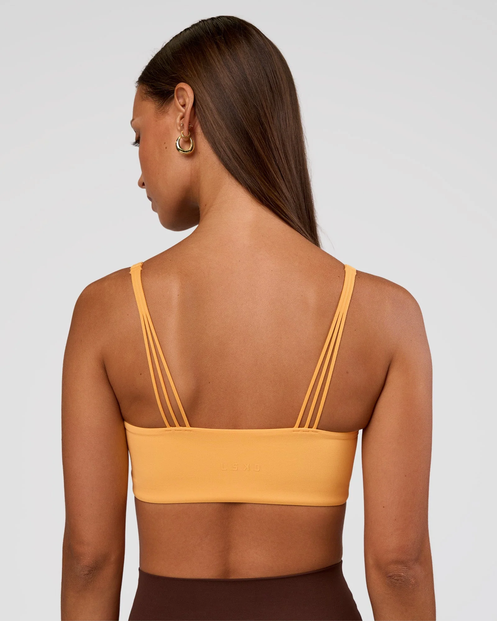 Peaches Wrap Sports Bra - Warm Apricot - Image 2