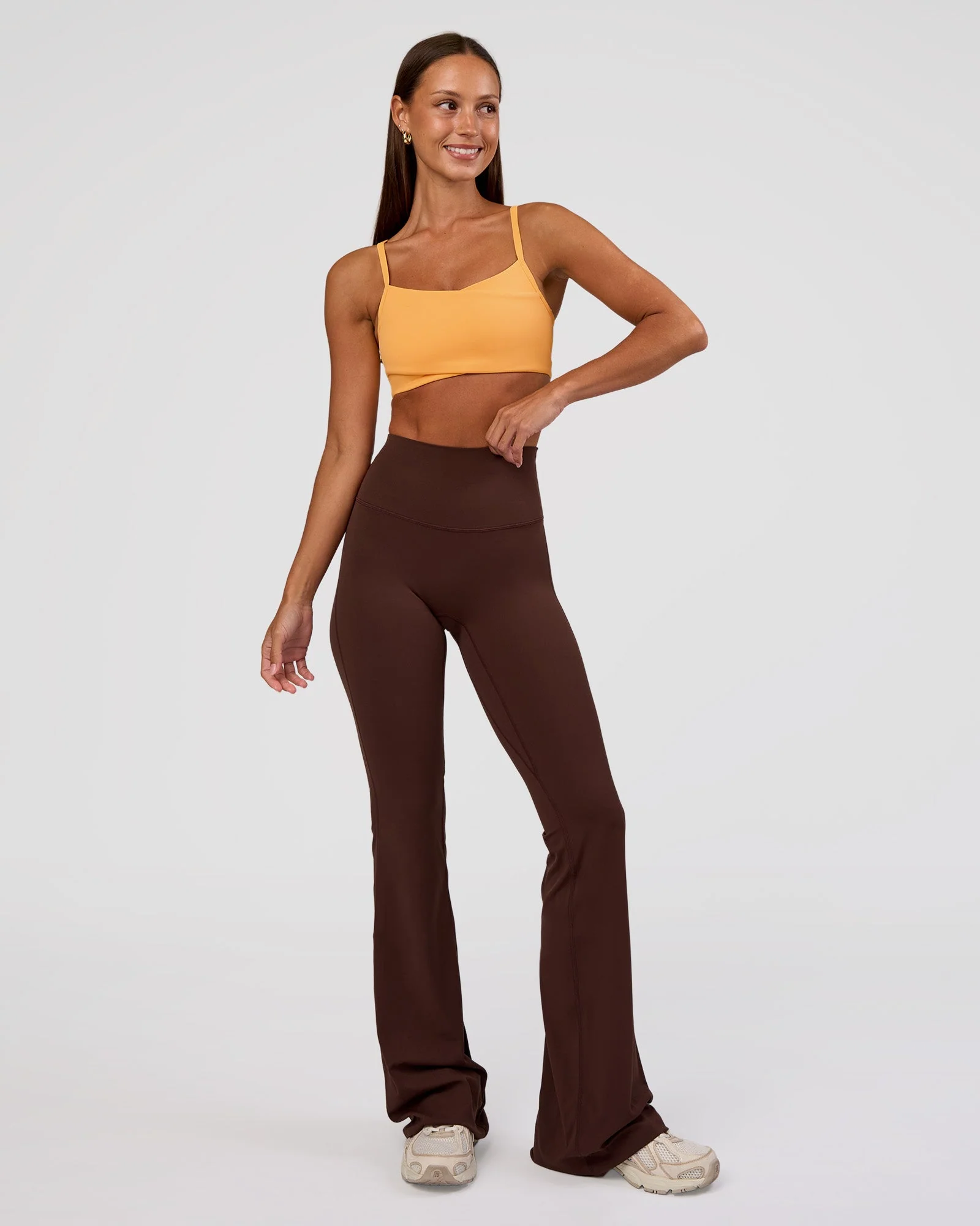 Peaches Wrap Sports Bra - Warm Apricot - Image 6